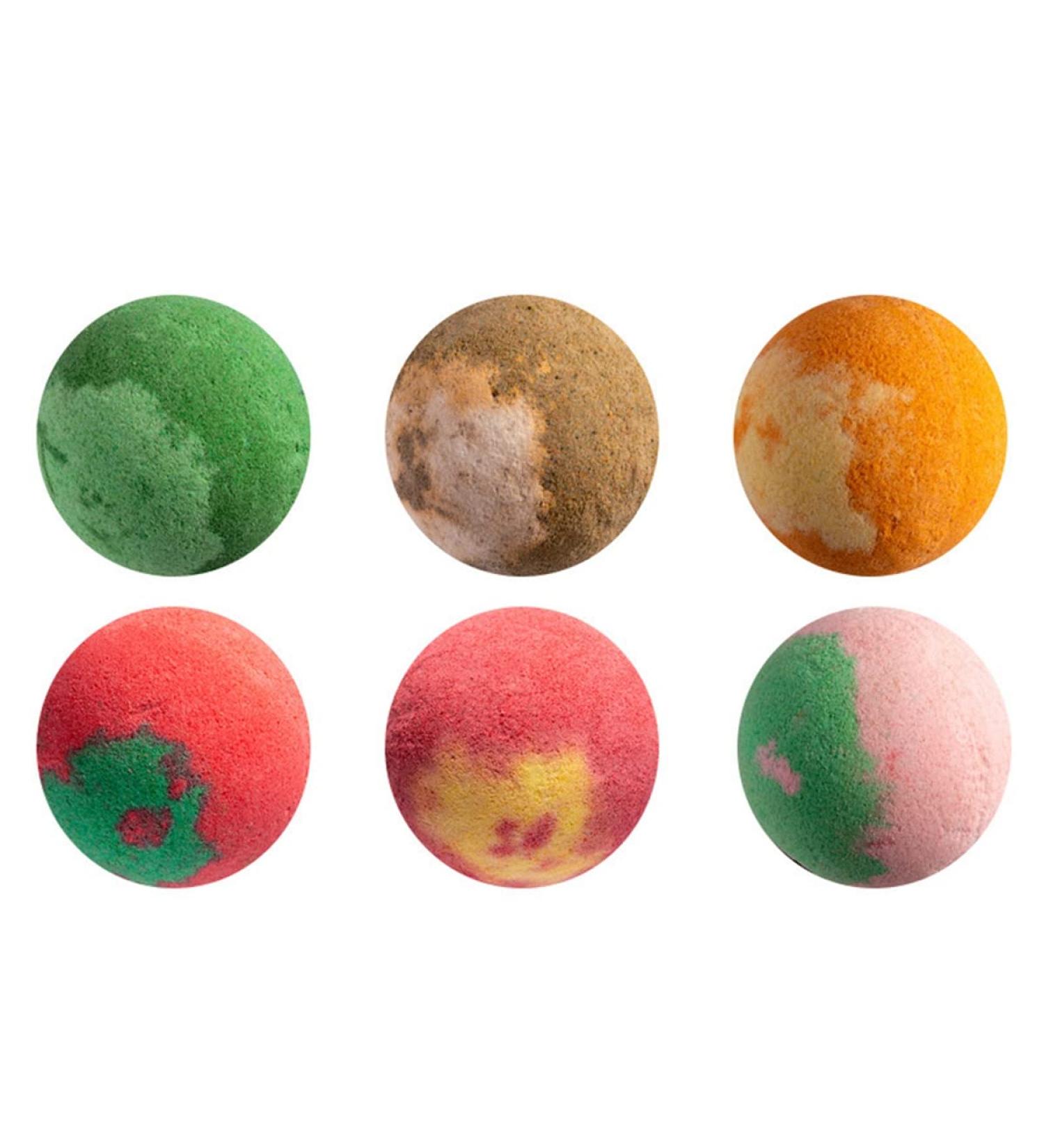 Premium Wdhomlt Bathroom Bombs Set - 6 Handmade Spa Bombs for Relaxation & Moisturizing | Essential Oil Bath Balls for Women & Mothers - Buy Online on GoSupps.com