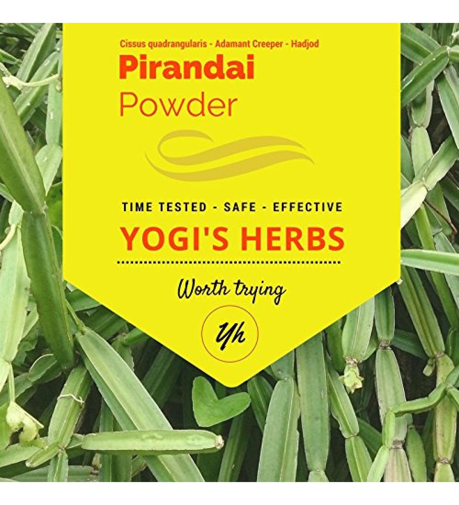 Pirandai Powder-(Adamant creeper/Cissus quadrangularis) - 1 lb  Fresh & Pure