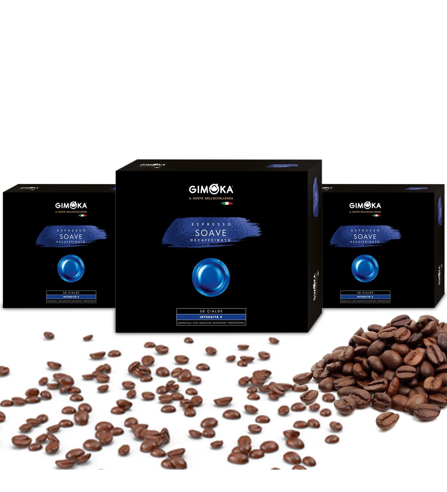 Intenso Decaffeinato Cremoso Vellutato Coffee Capsule (SOAVE Pack 3 SOAVE Pack 3) SOAVE (50x3) Pack 3 - Buy Online on GoSupps.com