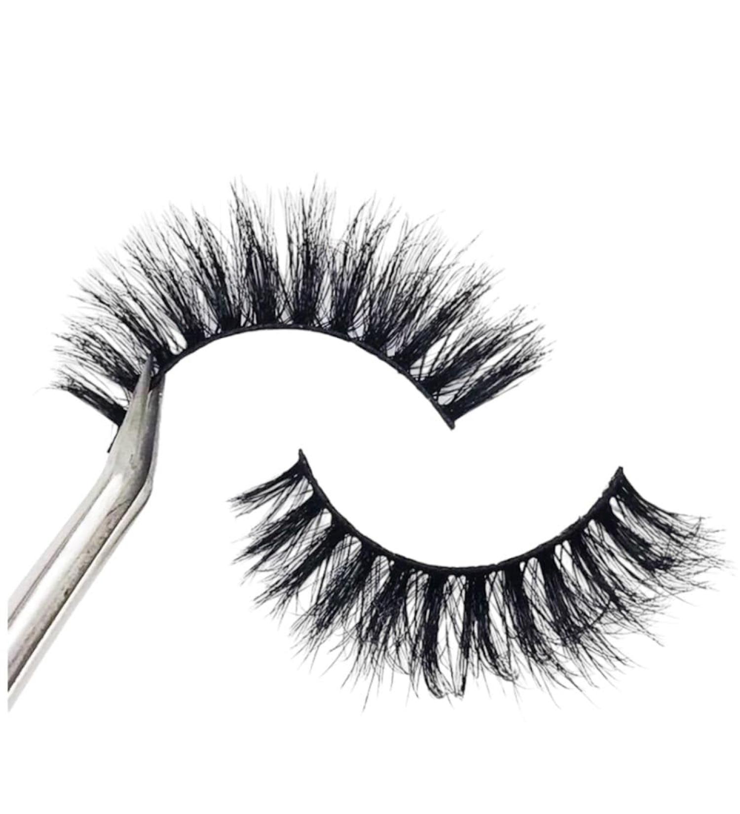 3D Faux Siberian Mink Lashes - Fluffy Natural Look Volume Eyelashes (5mm-25mm Curl) | Reusable Wispy False Lashes - E67 - Buy Online on GoSupps.com