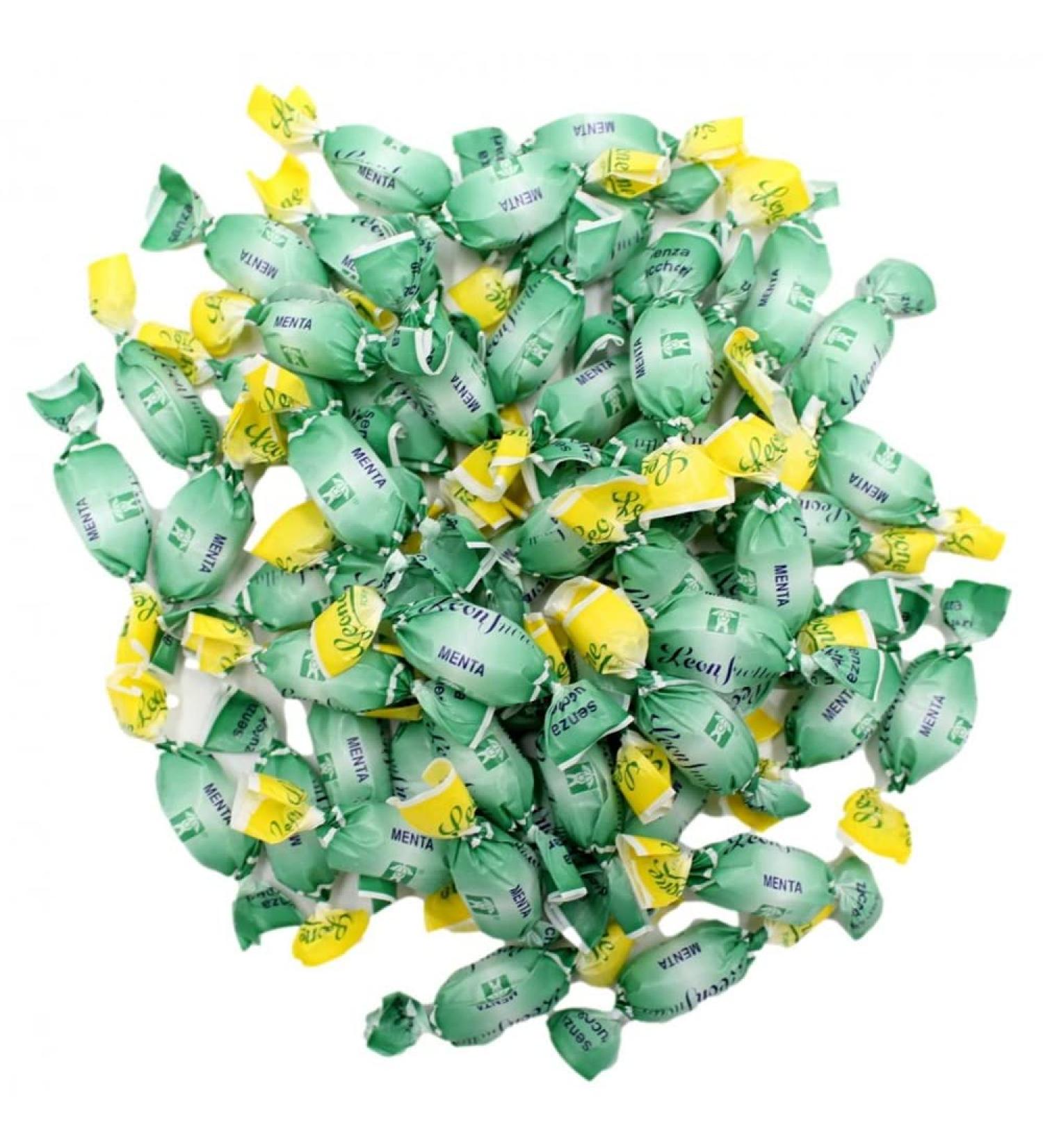  Pastiglie Leone Leonsnella - Sugar Free Mint Sweets - 500g - No Dyes and Gluten Free - Sweet with Isomalt Malititi - Lion - Buy Online on GoSupps.com