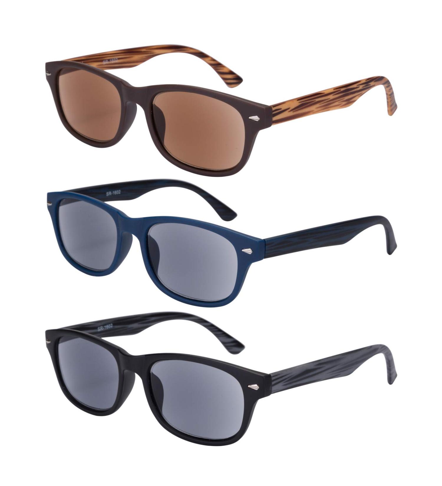 Eyeguard Reading Sunglasses 3-Pack UV400 Protection - Outdoor Sun Readers for Men & Women +3.00 - Classic Style - Buy Online on GoSupps.com