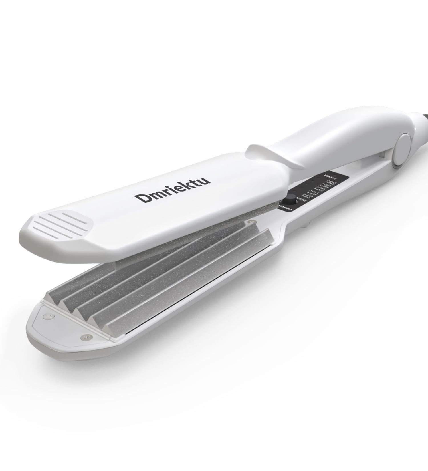Dmriektu Hair Crimper for Women - Volumizing Crimping Iron with Adjustable Temp Dual Voltage & Auto Off - Perfect for Fluffy Hairstyles - Buy Online on GoSupps.com