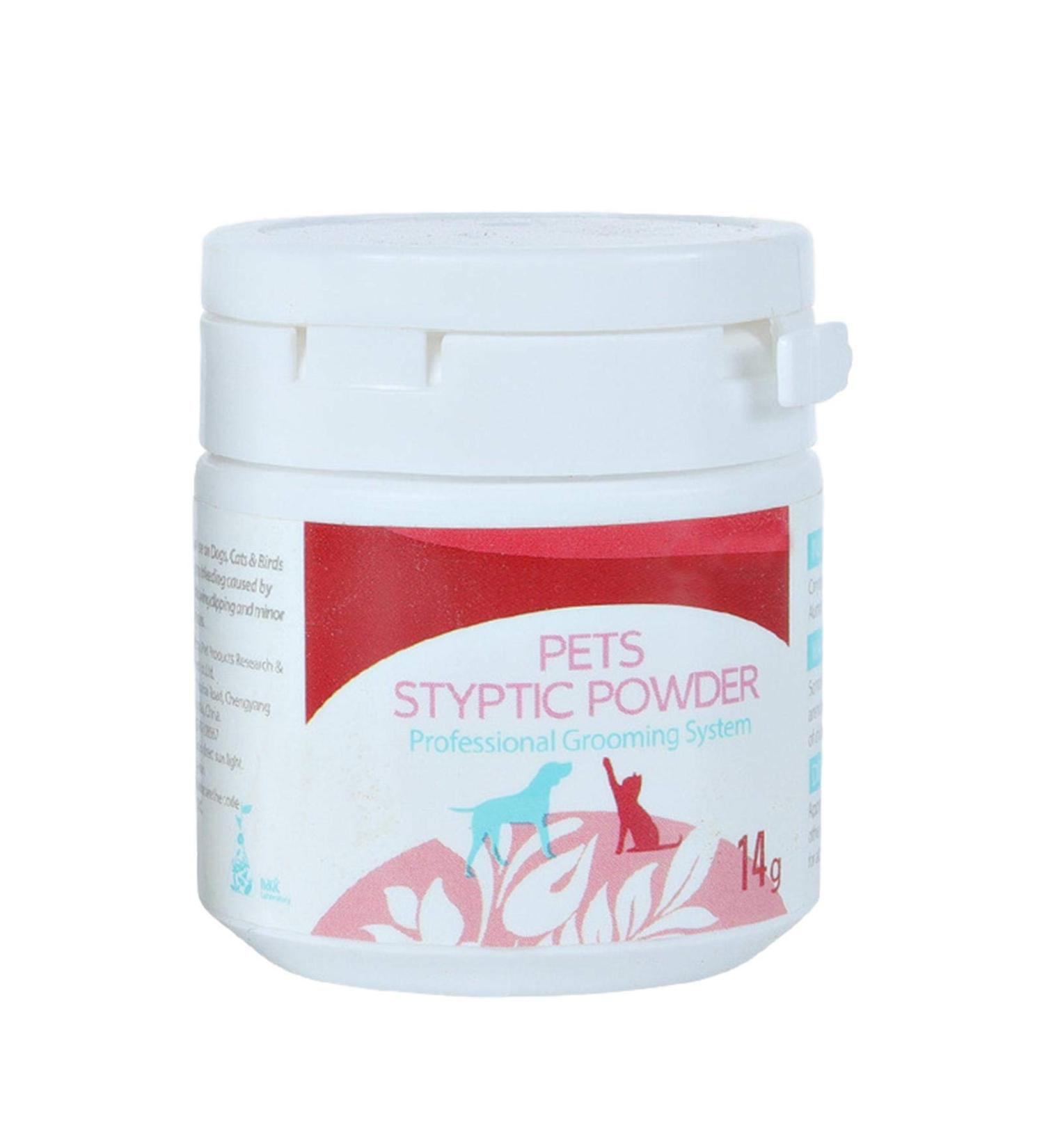 Pet Styptic Powder | Dog Styptic Powder | Nail Care Styptic Powder - Stop Bleeding Skin Protector Pet First Aid Supplies For Dogs Cats And Birds(14g) - Buy Online on GoSupps.com