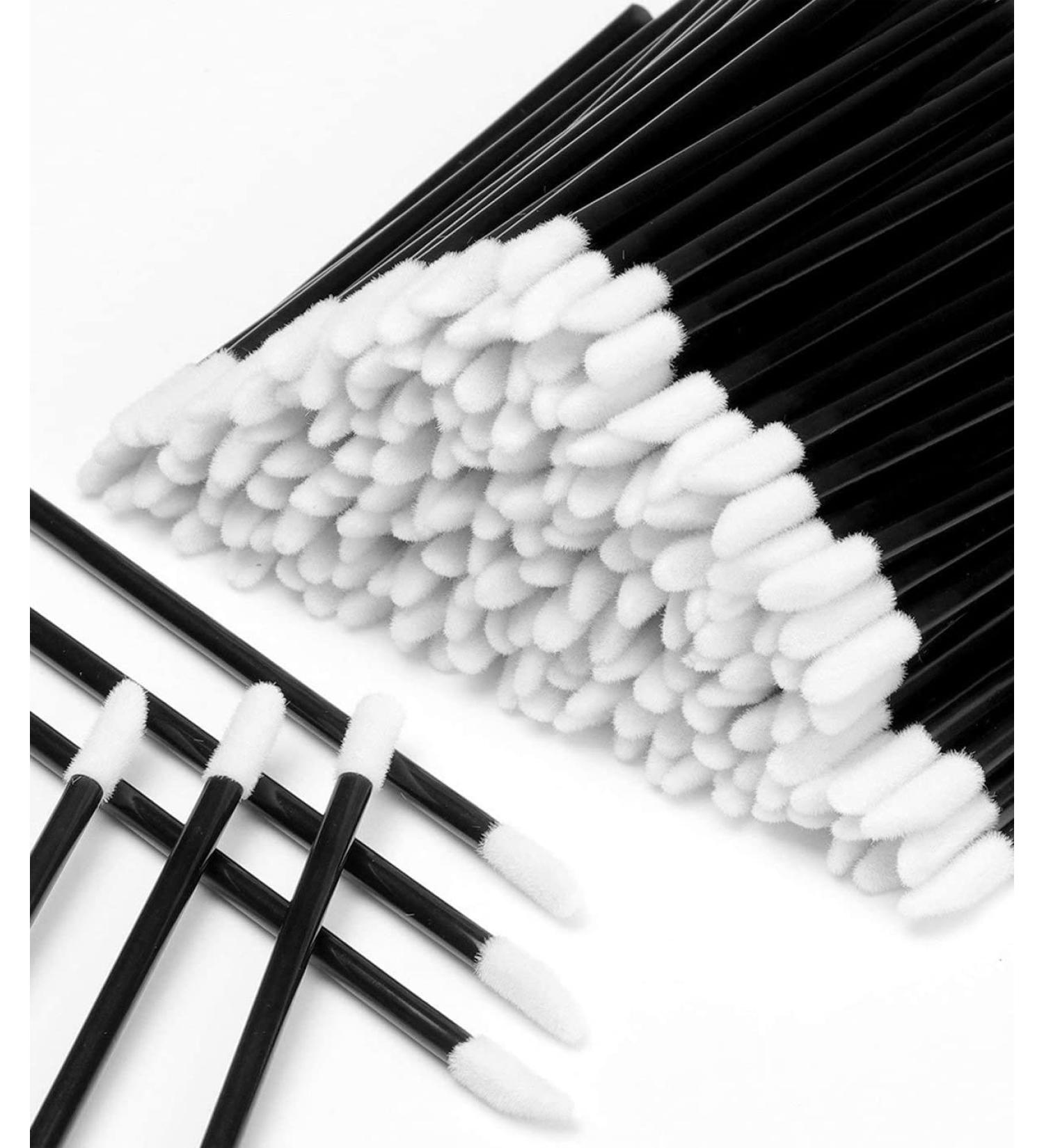 Buy 100 Pack Disposable Lip Brushes - Weddhuis Microbrush Set for Eyelash & Makeup | Perfect for Halloween & Christmas - Buy Online on GoSupps.com