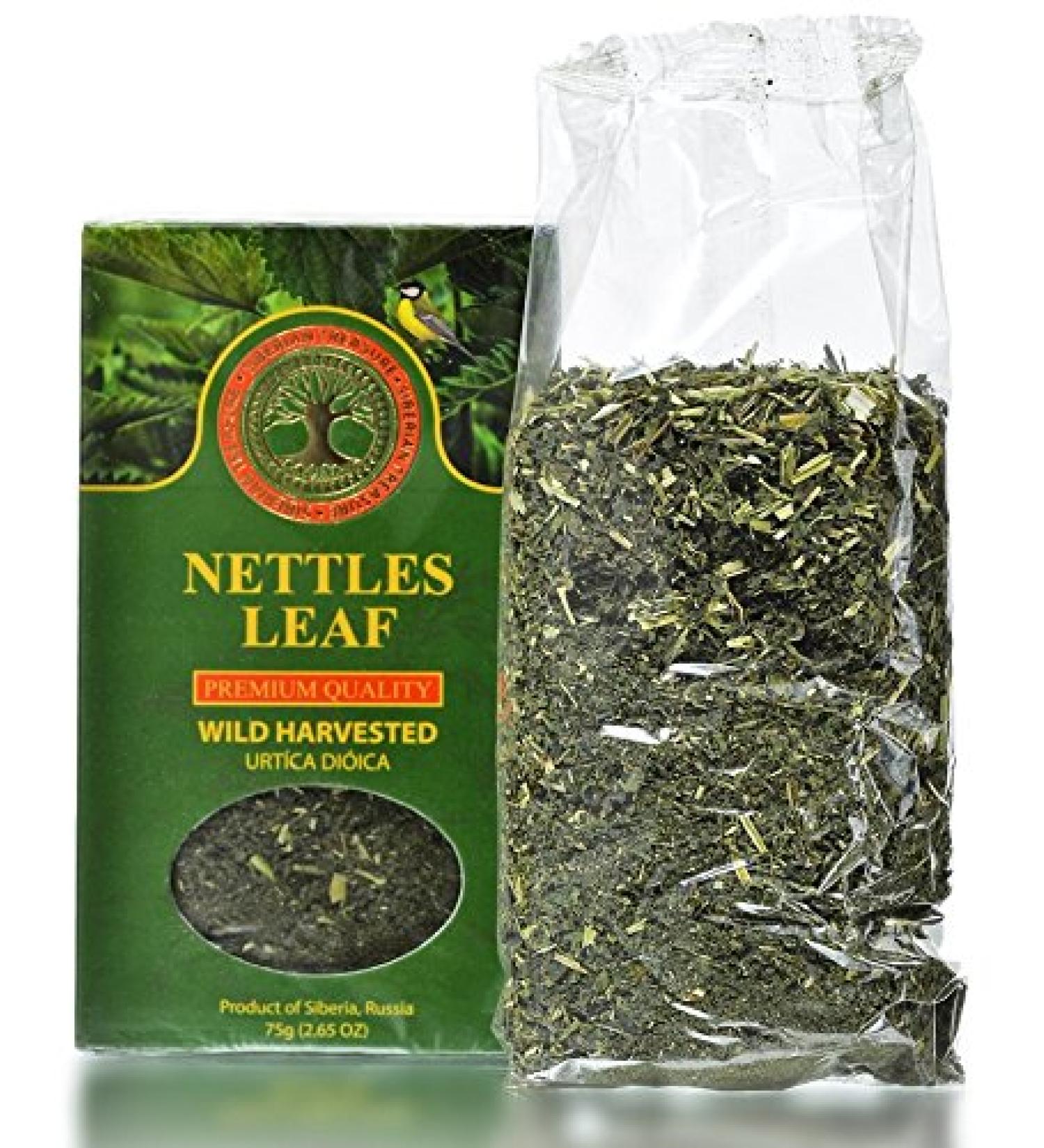Wild Harvested Siberian Nettle Leaf Tea - 2.65 OZ (75g) Premium Quality Herbal Infusion - Buy Online on GoSupps.com