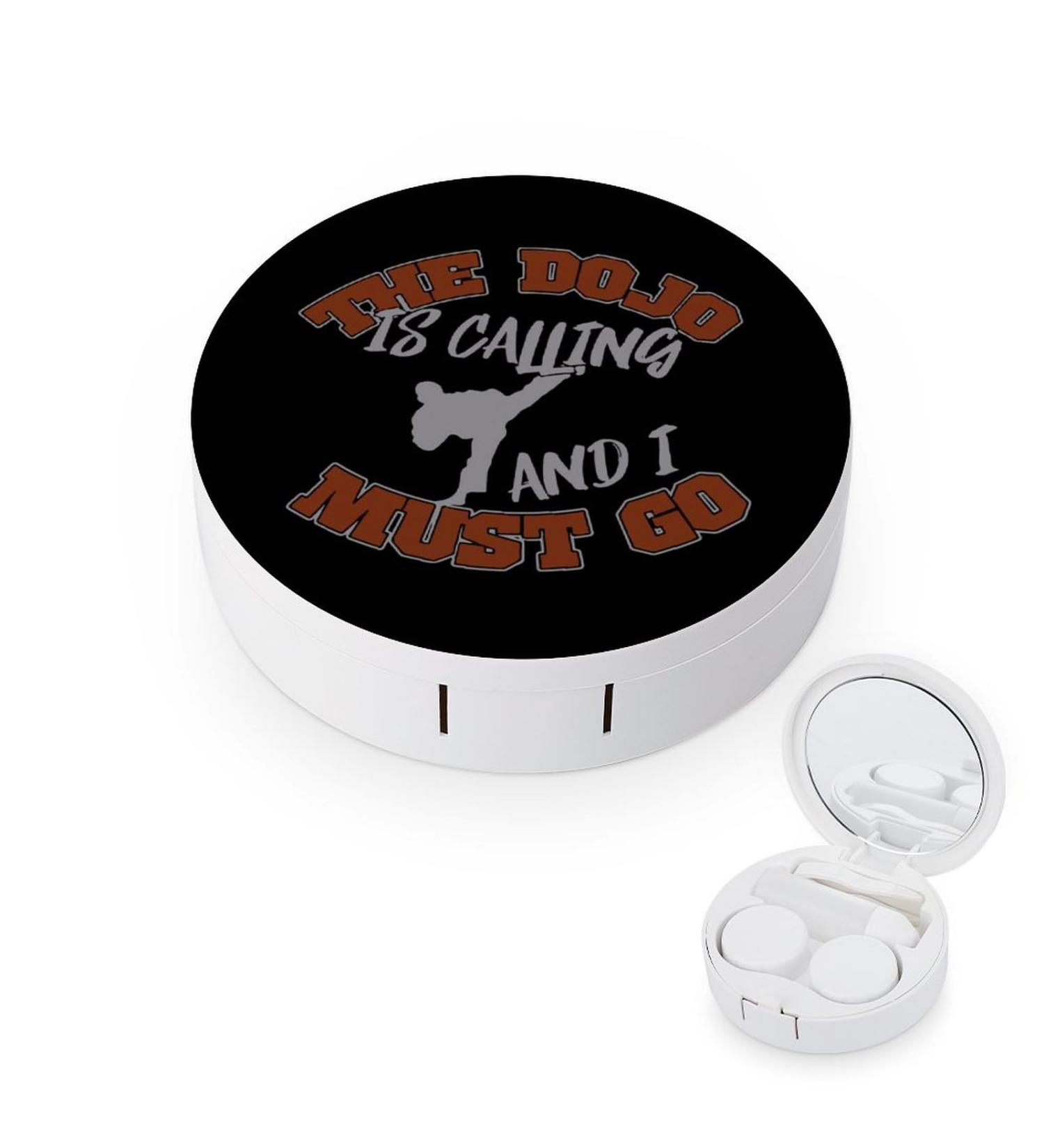 Buy Dojo Karate Kungfu Aikido Contact Lens Travel Kit - Portable Cute Box with Mirror for Outdoor Use - Perfect for Daily Travel - Buy Online on GoSupps.com