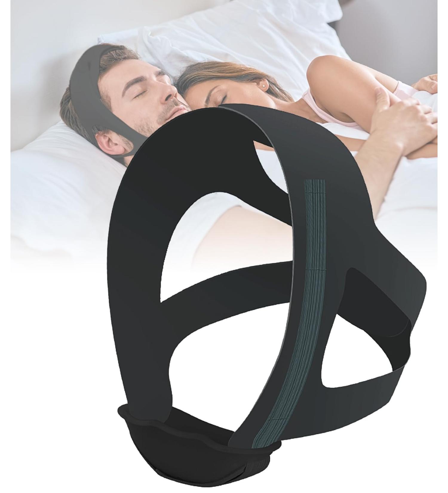 Buy Anti Snore Chin Strap - Adjustable Breathable CPAP & Snoring Solution | Stop Snoring Devices - International Shipping Available - Buy Online on GoSupps.com