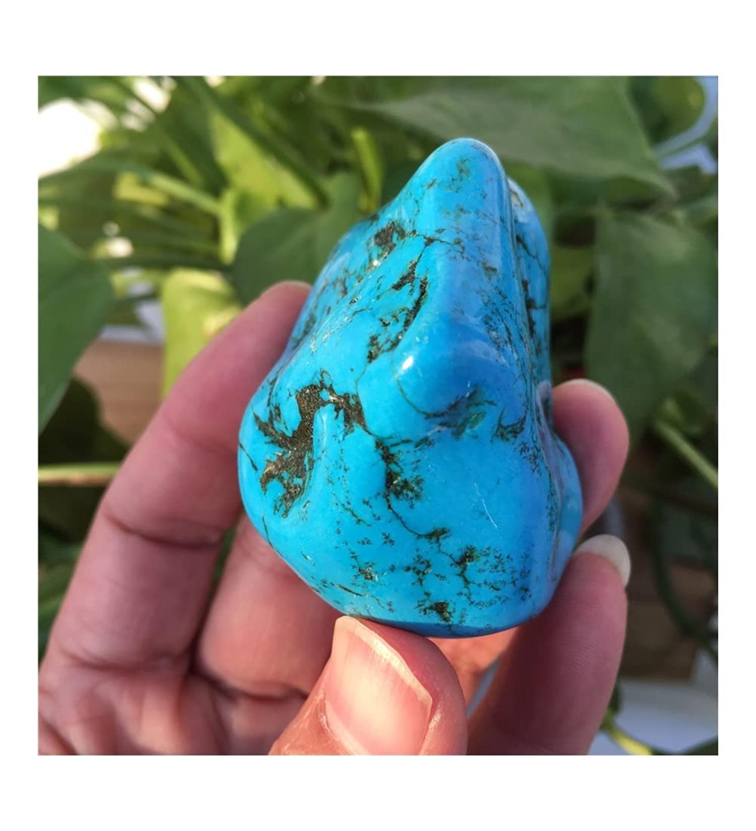 Gift Natural Turquoise Bare Stone Crystal Stone for dingchi (Size : 80-90g) - Buy Online on GoSupps.com