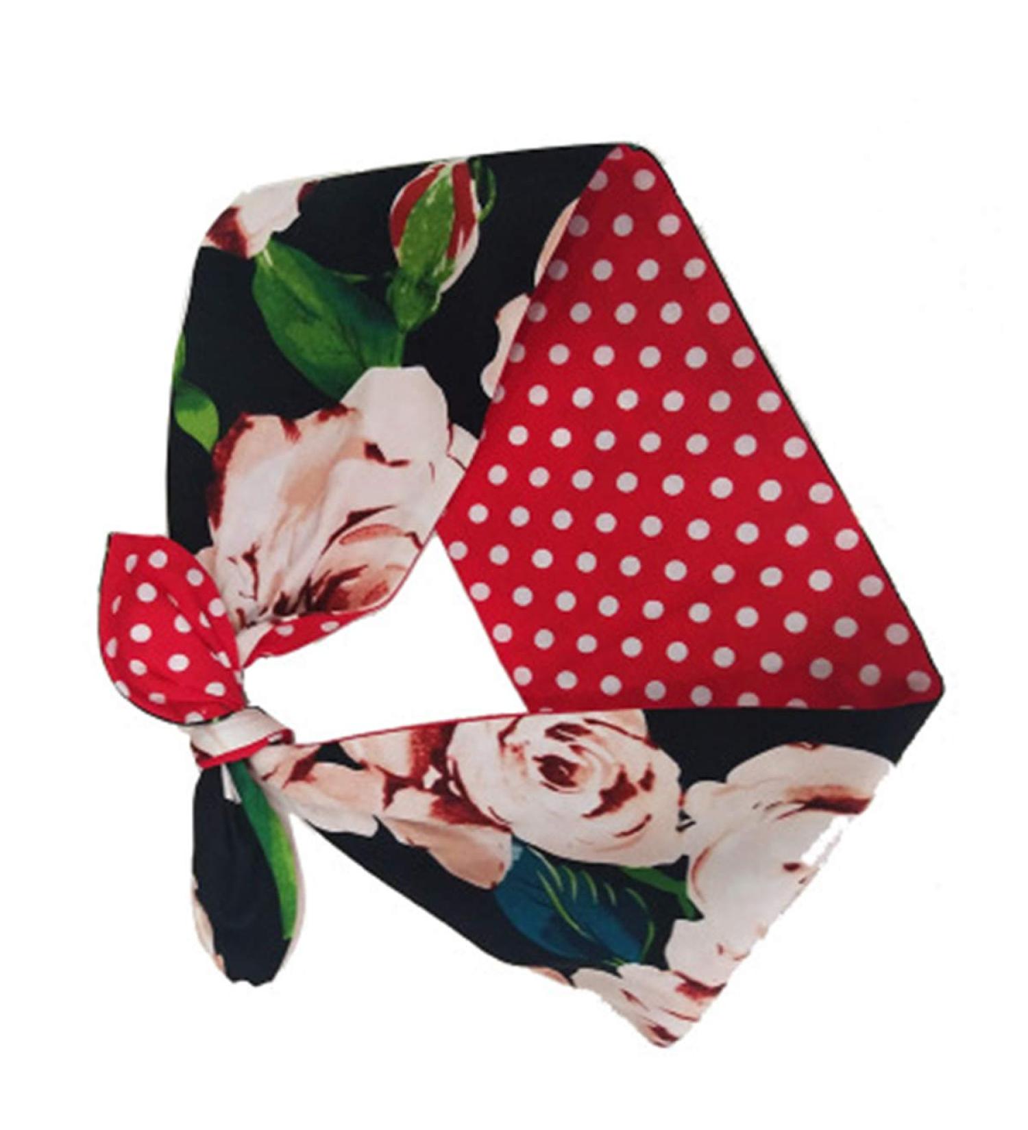 ZOONAI Retro Print Polka Dots Wire Headband | Vintage Party Hair Accessories - Buy Online on GoSupps.com