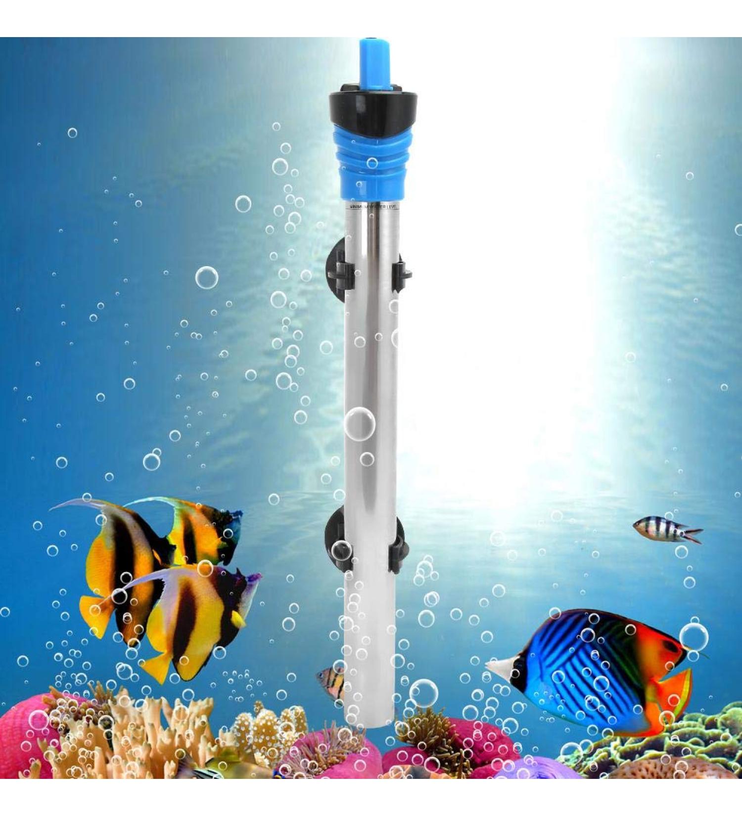 Aquarium Heater Stainless Steel Heating Rod Automatic Constant Adjustable Temperature with Suction Cup for Aquarium Fish Tank(200W US) - Buy Online on GoSupps.com