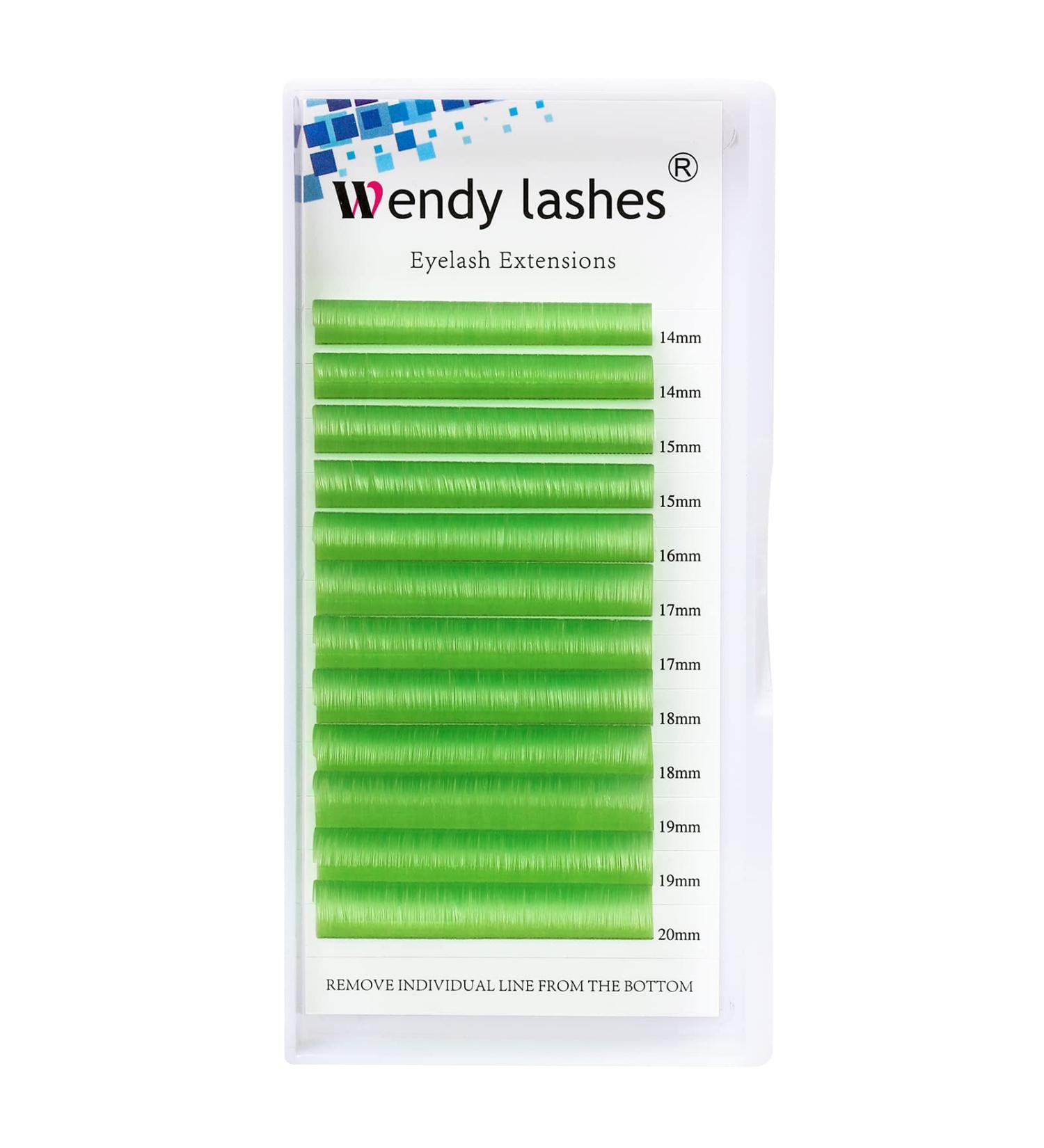 Light Green Easy Fan Volume Lashes 14-20mm | 0.07mm Thickness | Self Fanning 4D-10D Extensions - Buy Online on GoSupps.com