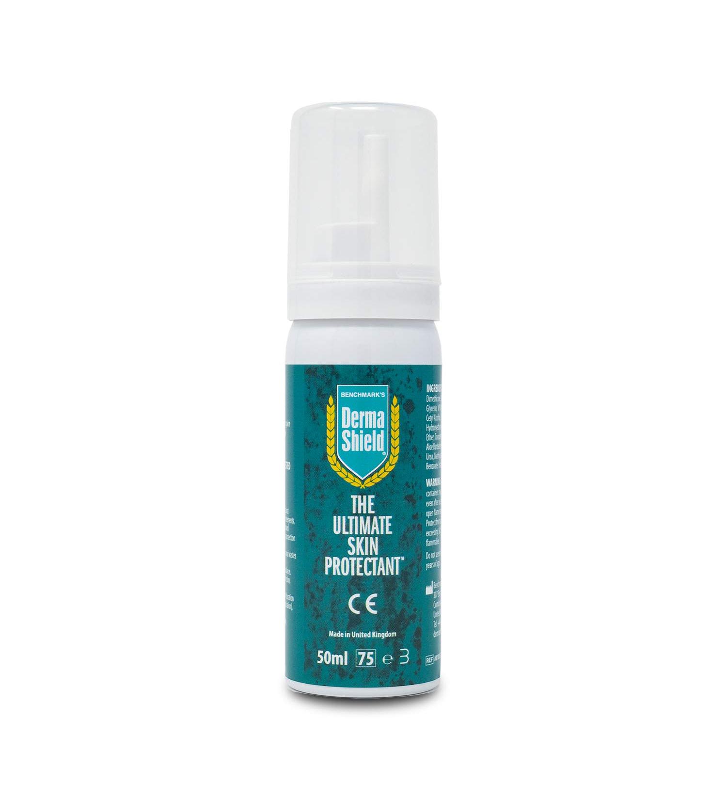 Derma Shield Barrier Cream 50ml Mousse - The Ultimate Waterproof Skin Shield for Hands Body Face - Clinically Proven Protection and Relief for Contact Dermatitis Dry Skin - Buy Online on GoSupps.com