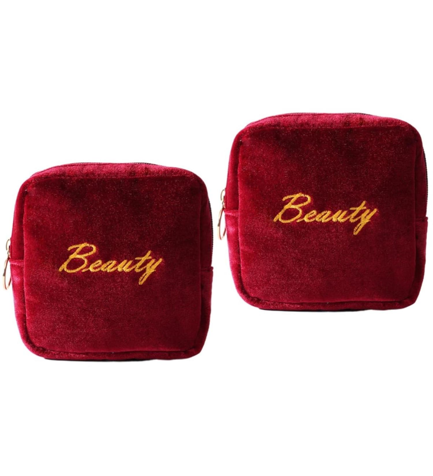 Shop Healeved 2-Pack Mini Clear Cosmetic Bags | Travel Makeup Organizer & Coin Purse | Perfect Handbag Accessory - Buy Online on GoSupps.com