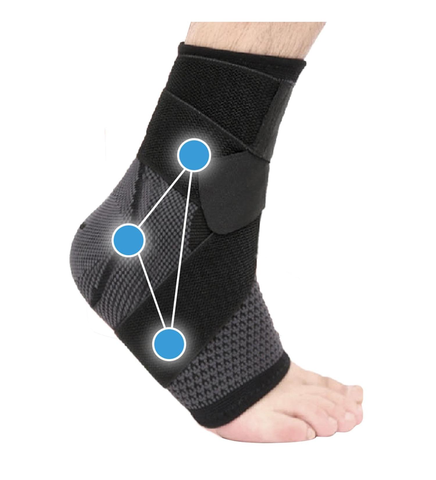 Achilles Tendon Support Band - Breathable Ankle Compression Sleeve for Men & Women | Adjustable Ankle Brace for Optimal Support - Buy Online on GoSupps.com
