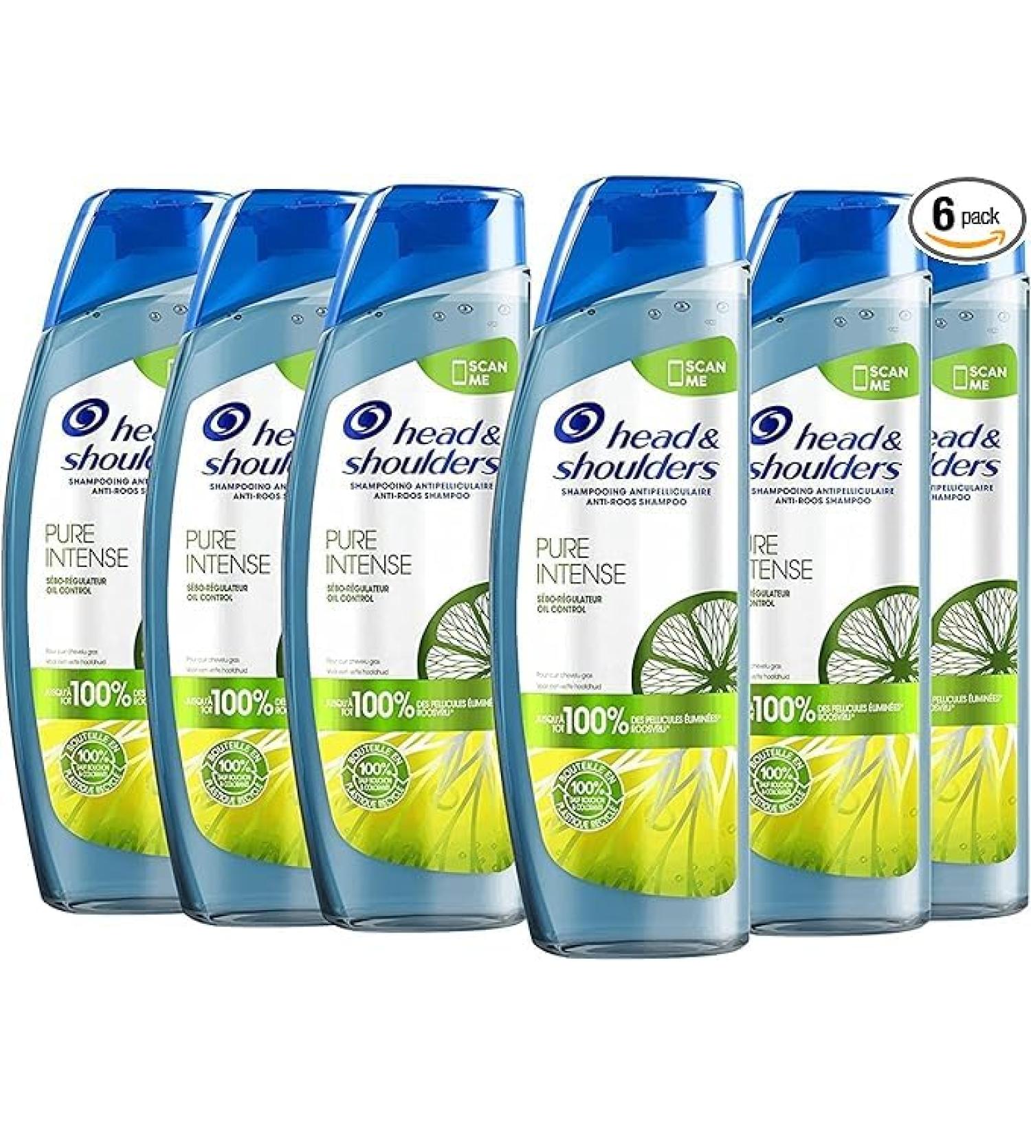 Deep Cleansing Oil Control Head and Shoulders Shampoo 250ml x 6