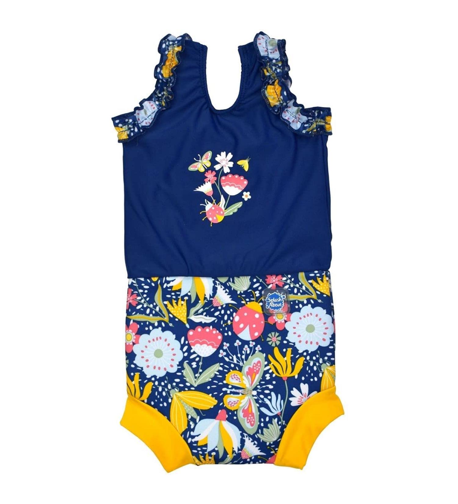 Splash About Happy Nappy Costume - Reusable Swim Nappy Garden Delight 6-14 Months - Buy Online on GoSupps.com