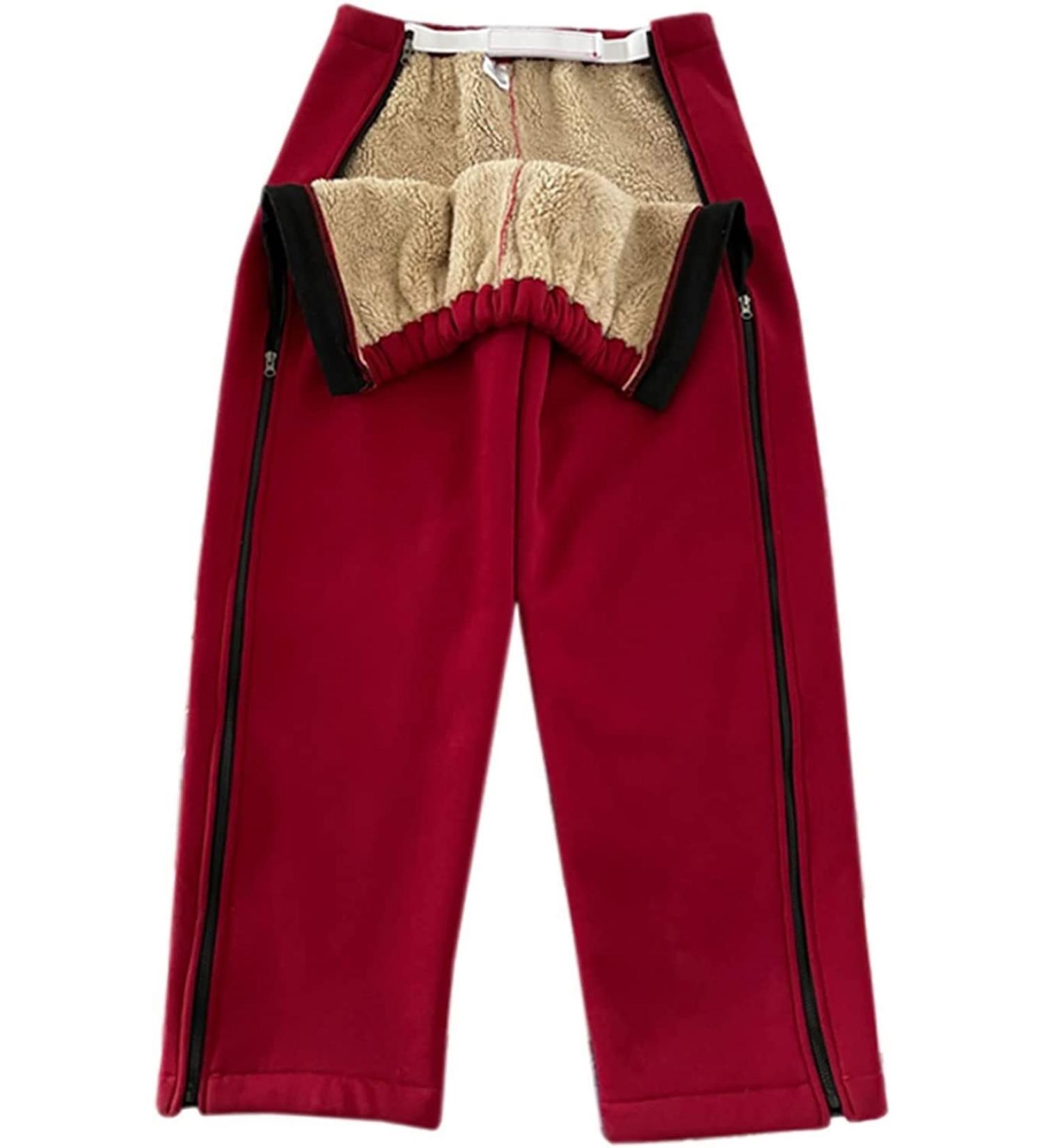 Daily Wear Patient Clothing for Elderly & Surgery - Skin-Friendly Incontinence Care Pants (Red L - Buy Online on GoSupps.com