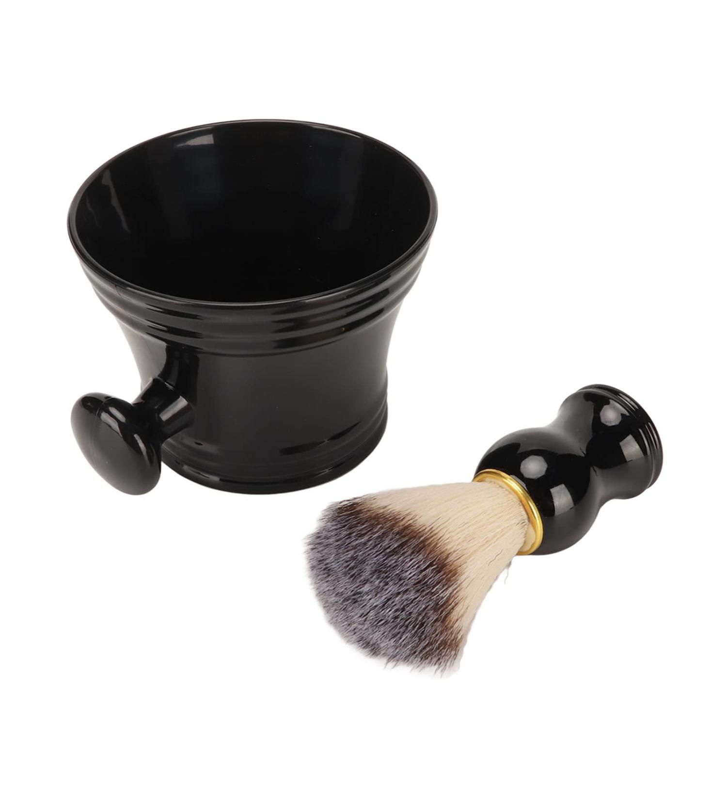 Professional Razor Brush for Men | Soft Art Bristles | Safe Black Shaving Brush for Hairdressers - Buy Online on GoSupps.com
