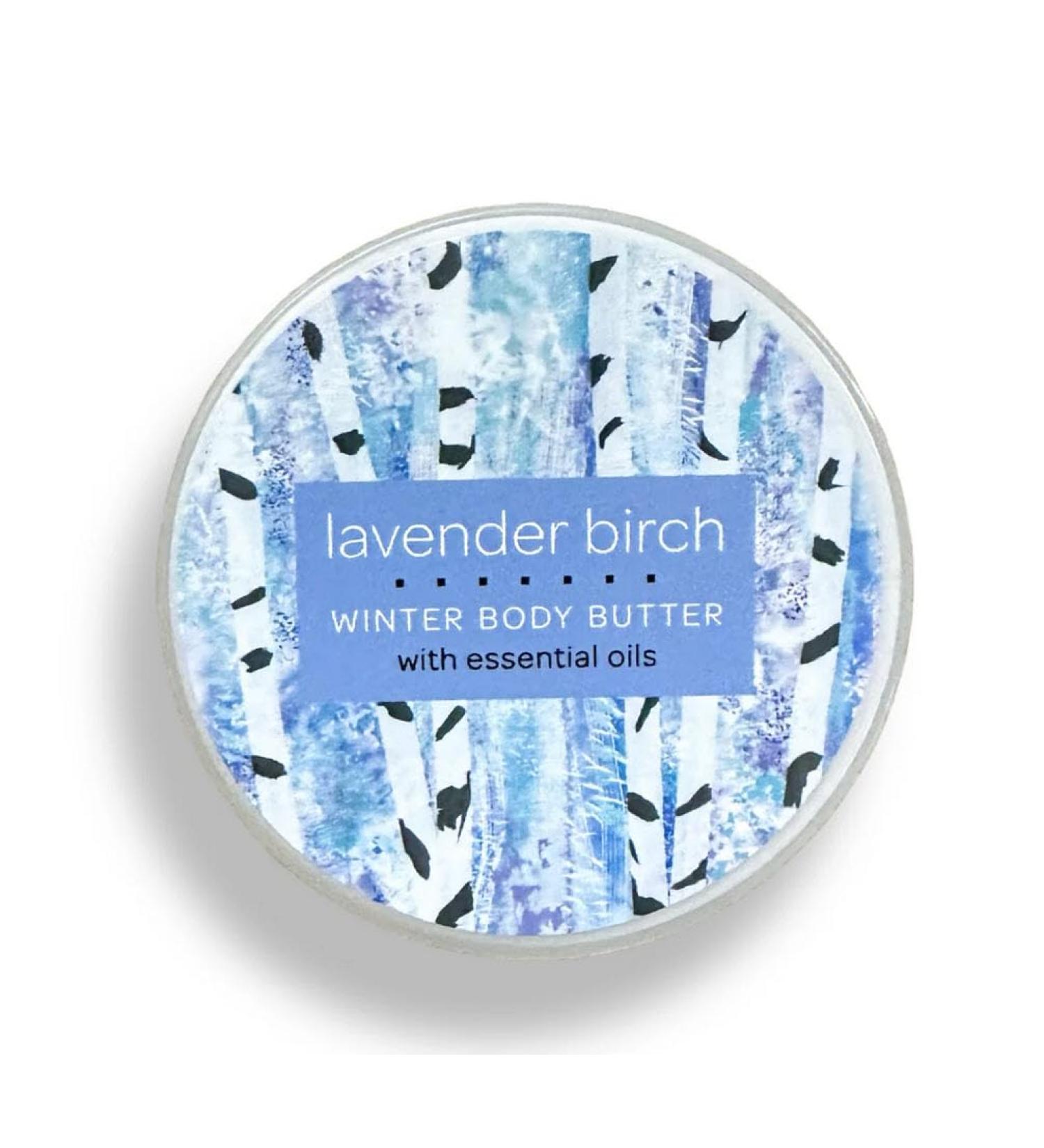 Greenwich Bay Trading Company Lavender Birch Body Butter Moisturizing Shea Butter & Cocoa Butter Blend 8 oz Jar - Buy Online on GoSupps.com