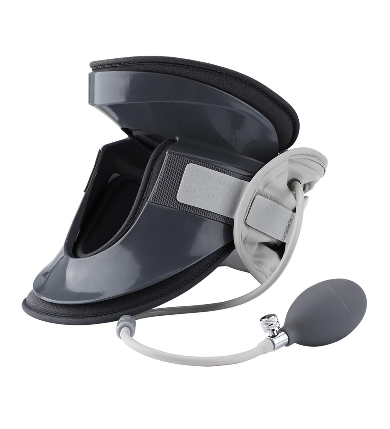 Adjustable Inflatable Neck Support Collar - Relieve Neck & Shoulder Pain | Traction Device for Home Use - Buy Online on GoSupps.com