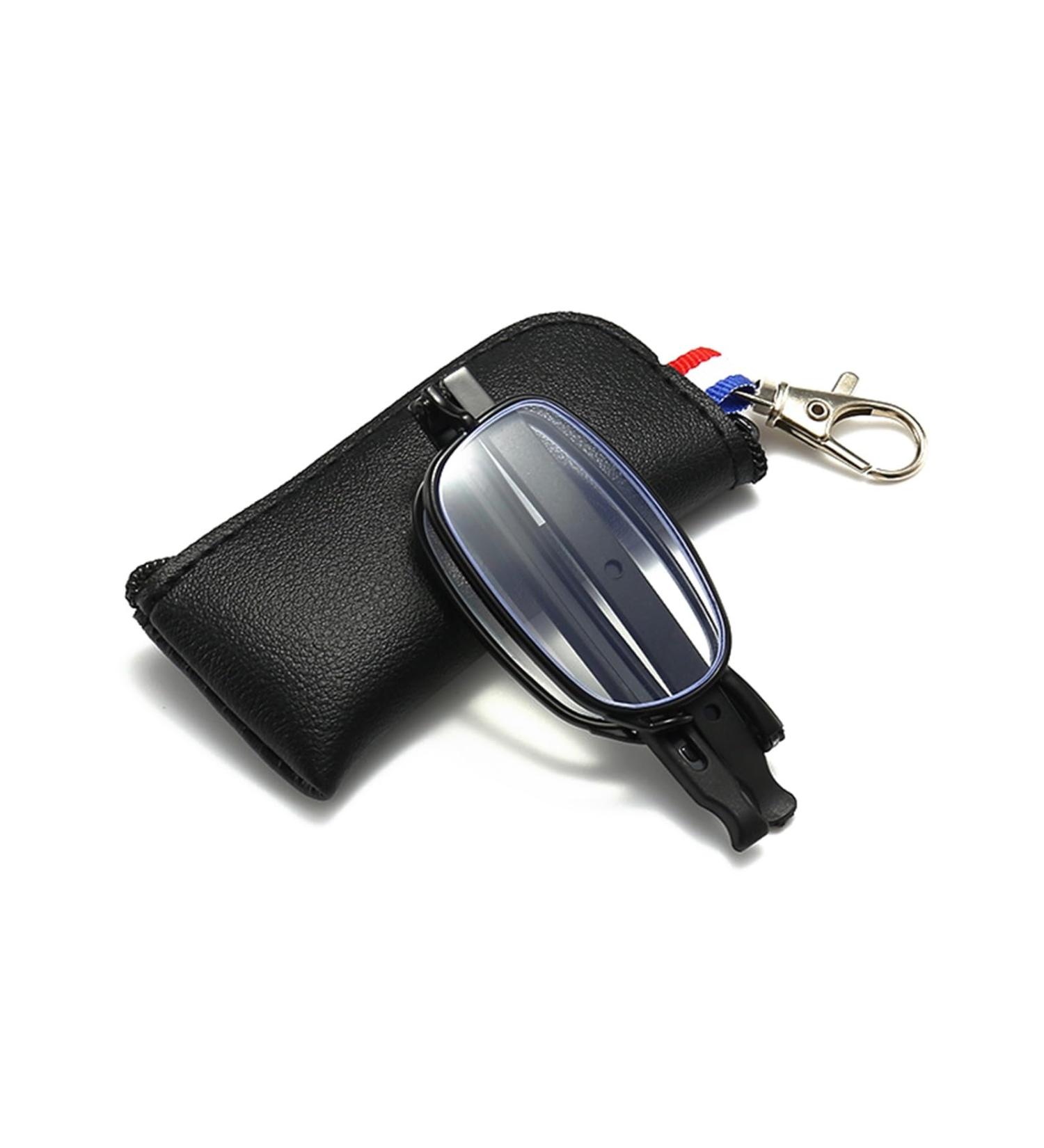 Lightweight Folding Metal Reading Glasses Blue Light Blocking Readers Portable Glasses with Keychain Bags(Couleur:Noir Grandeur:1.0x) - Buy Online on GoSupps.com