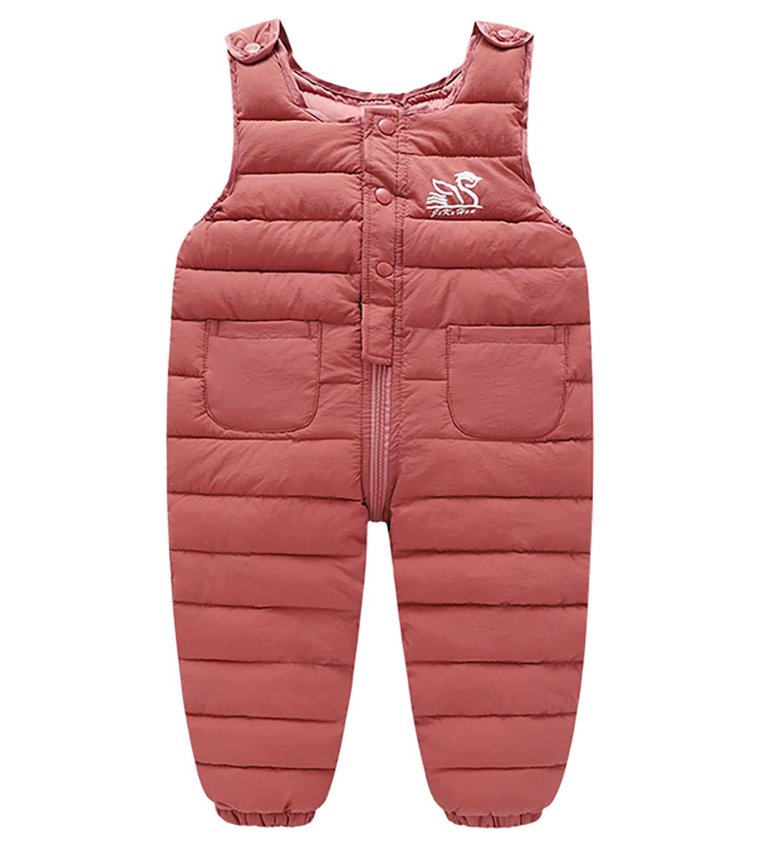 Mauea Baby Snow Bib Overalls | Toddler Winter Pants | Windproof Trousers Bottoms | 6M-4Y | Tag 100/24 M - Buy Online on GoSupps.com