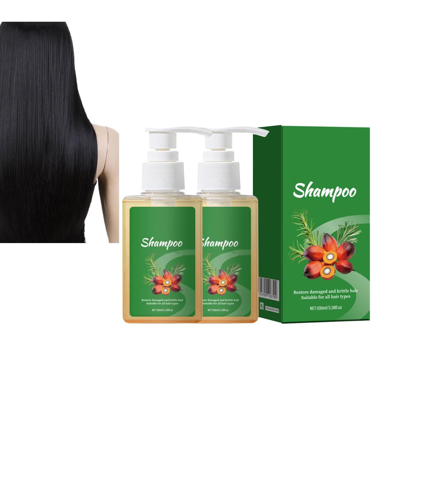 2 pieces Batana caring shampoo Batana deep moisturizing shampoo strengthens the hair nourishes the hair 2 pieces x 100 ml shampoo - Buy Online on GoSupps.com