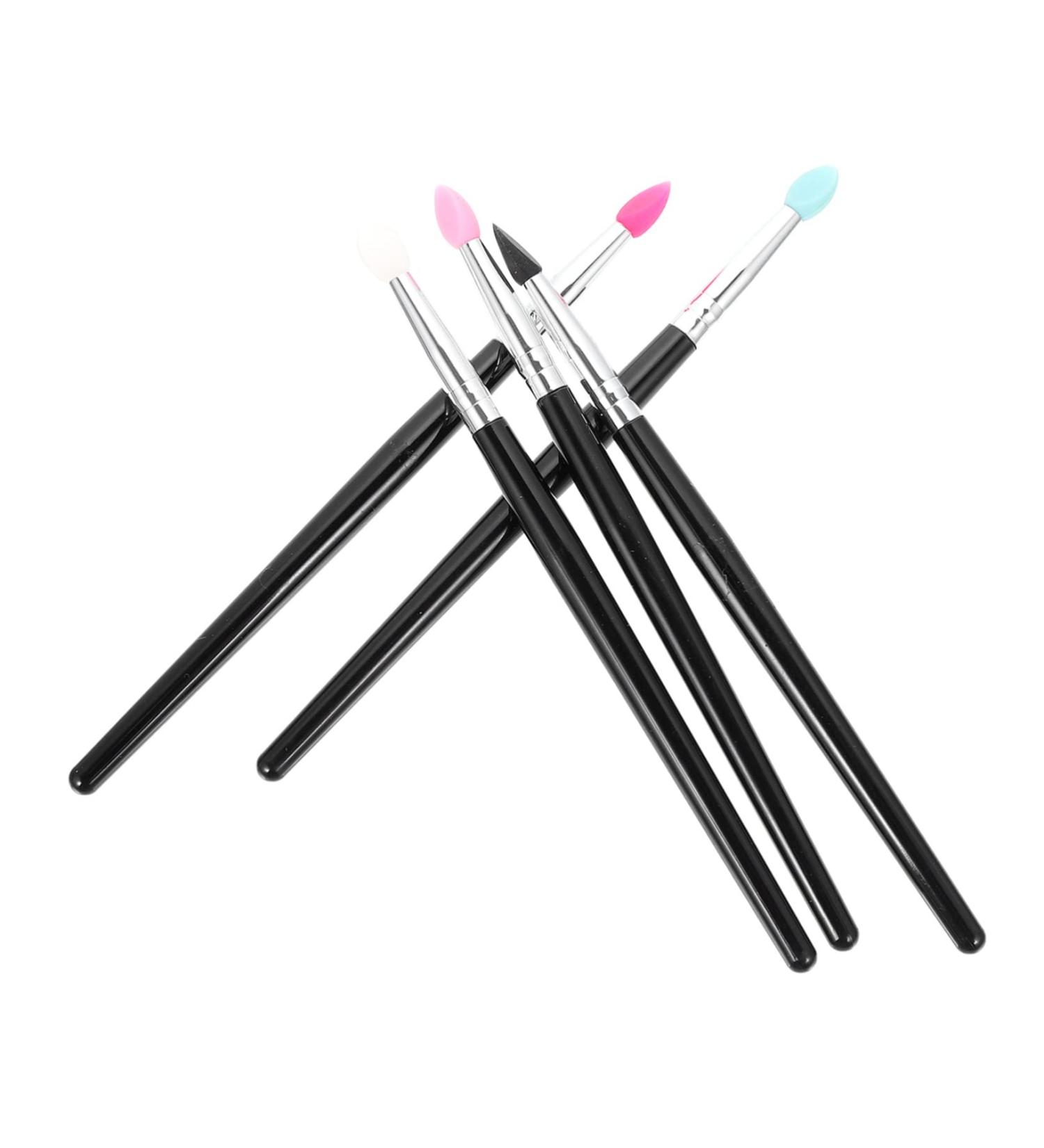 Baluue 20 Pcs Silicone Brush Stick Cream Applicator Makeup Plastic Handle - Buy Online on GoSupps.com