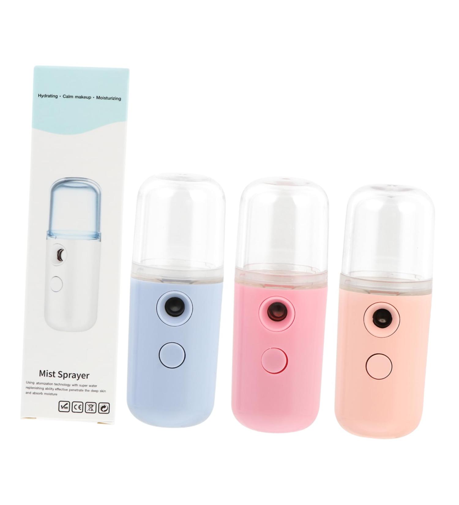 VINTORKY 4pcs Small Pill Hydrating Instrument Facial Sprayer Portable Humidifiers Mini Face Mist abs pc - Buy Online on GoSupps.com