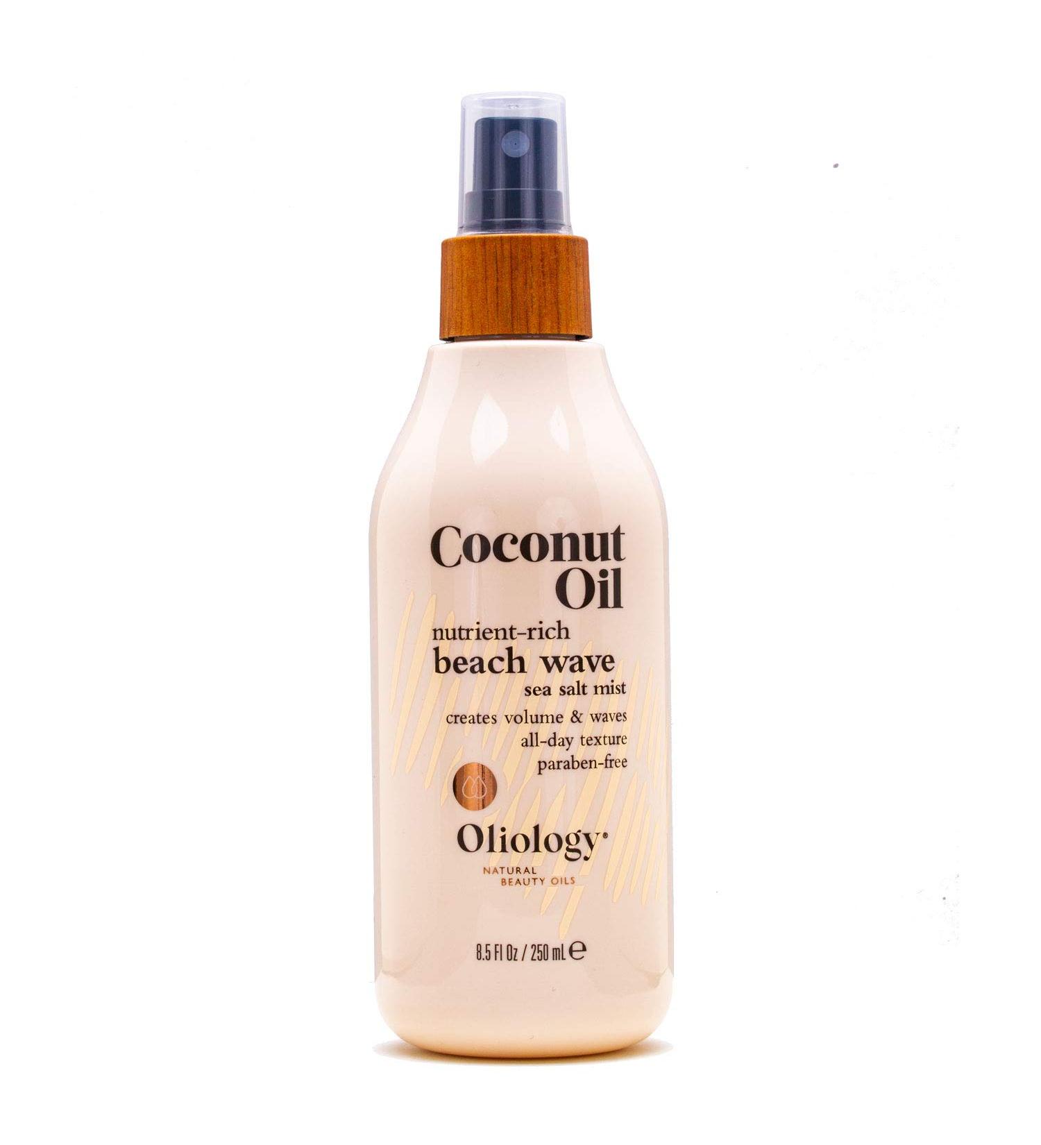 Oliology Coconut Oil Beach Wave Sea Salt Spray - Volumizing Tousled Waves Last All Day | 8 Oz - Buy Online on GoSupps.com