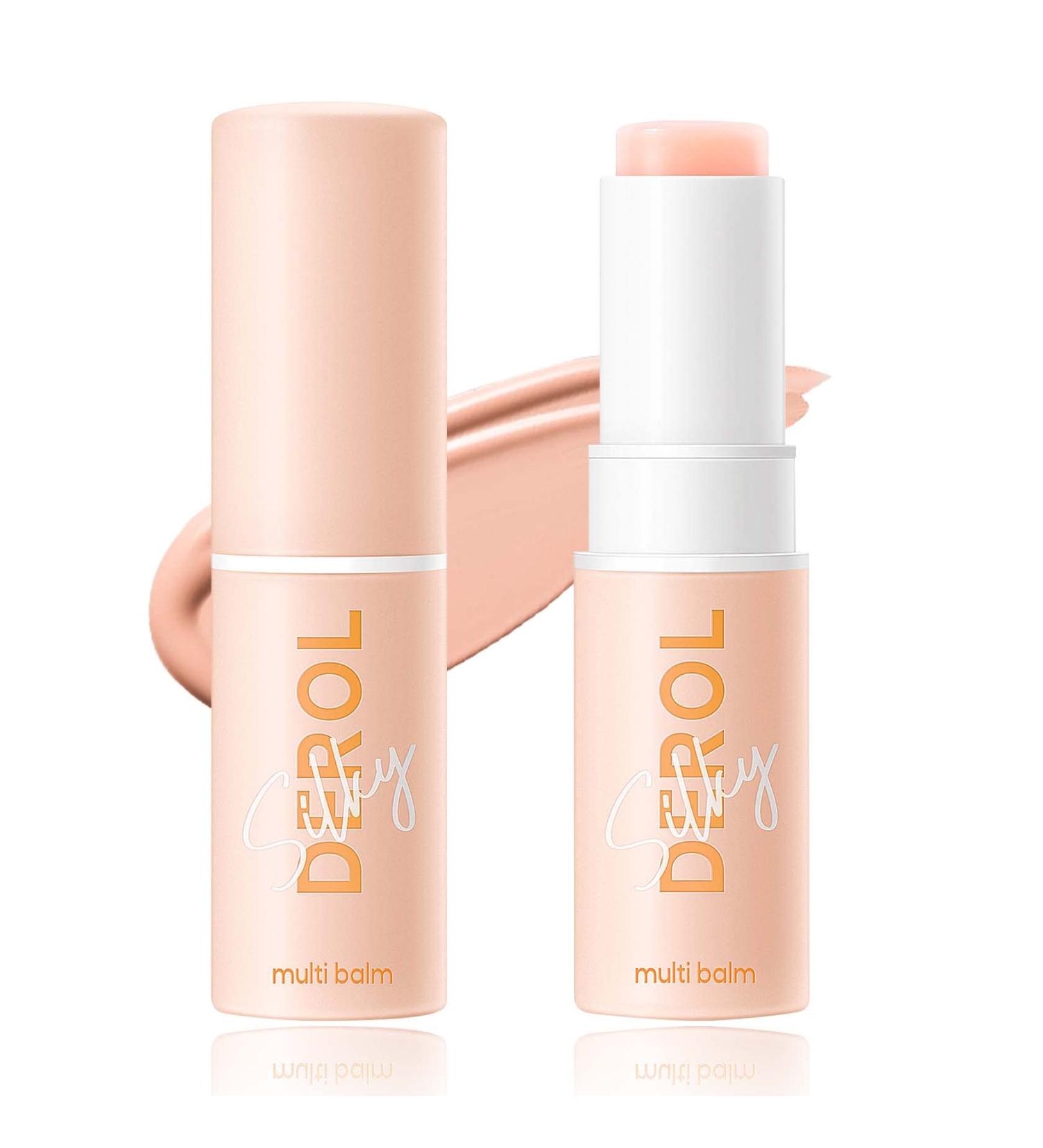 WYBLZPXZ Multi Balm Moisturizing Stick Hydrating Oil Balm Stick for Day and Night Multi Facial Balm All-Over Moisture Stick for Face Lips & Eyes Pink - Buy Online on GoSupps.com