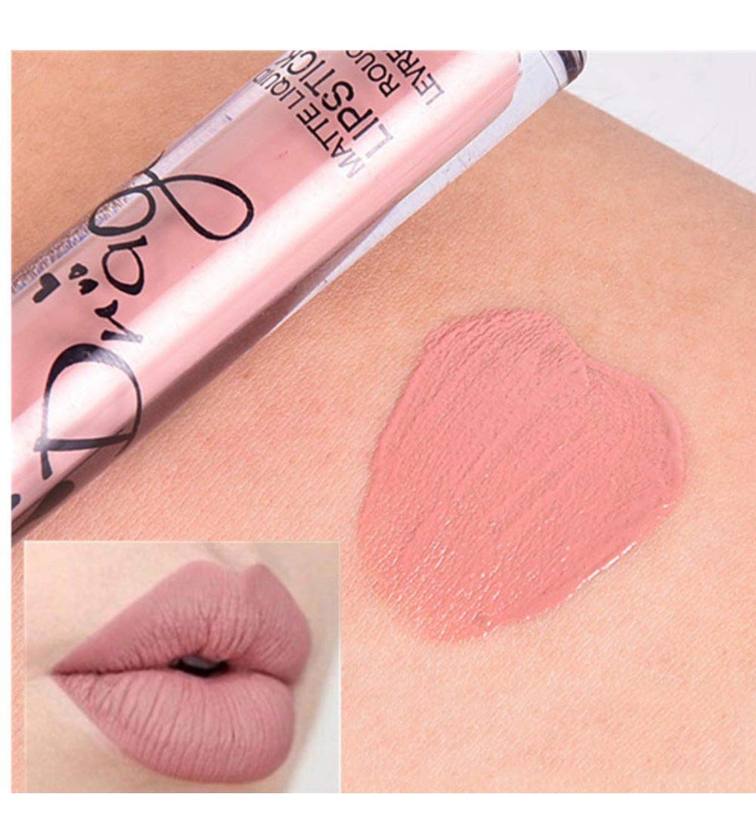 ROMANTIC BEAR 16 Colors Waterproof Matte Liquid Lipstick - Long Lasting Beauty Lip Gloss for All Skin Tones | International Shipping Available - Buy Online on GoSupps.com