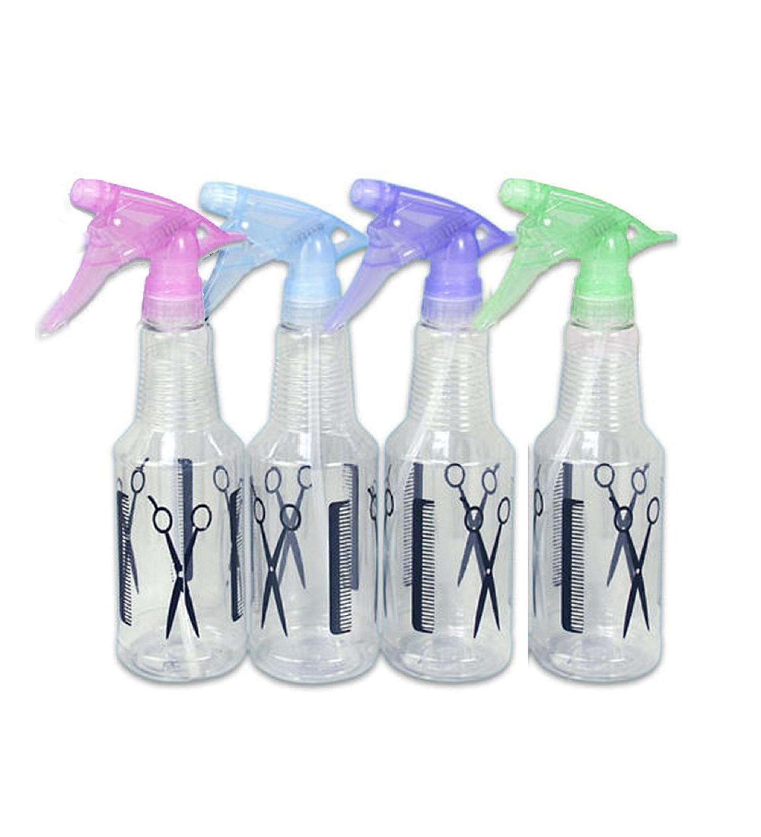 Buy 2 Plastic Spray Bottles - Clear Empty Water Mist Hair Spray for Travel & Home Use - Buy Online on GoSupps.com