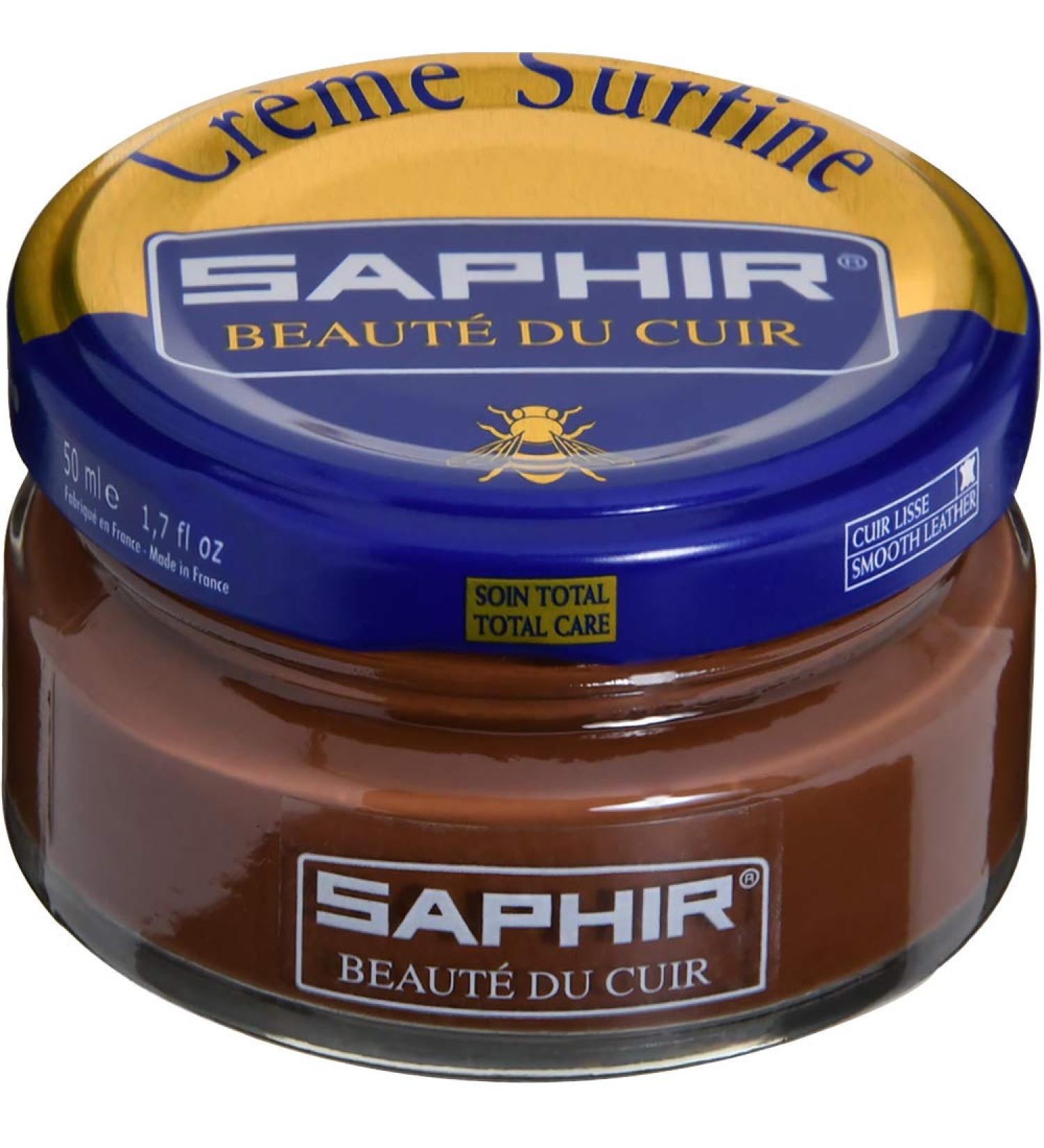 SAPHIR Cream Surfine Shoe Polish 50 ML Chocolate