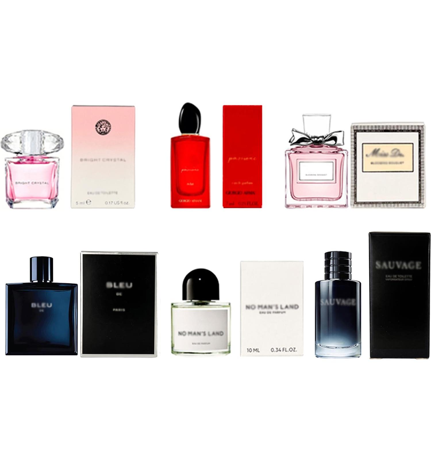 Perfume Miniatures Travel Set for Men's Women 6 Pieces for Mini Gift Set Mini Travel Gift Set Eaux de Parfum Gift Set - Buy Online on GoSupps.com