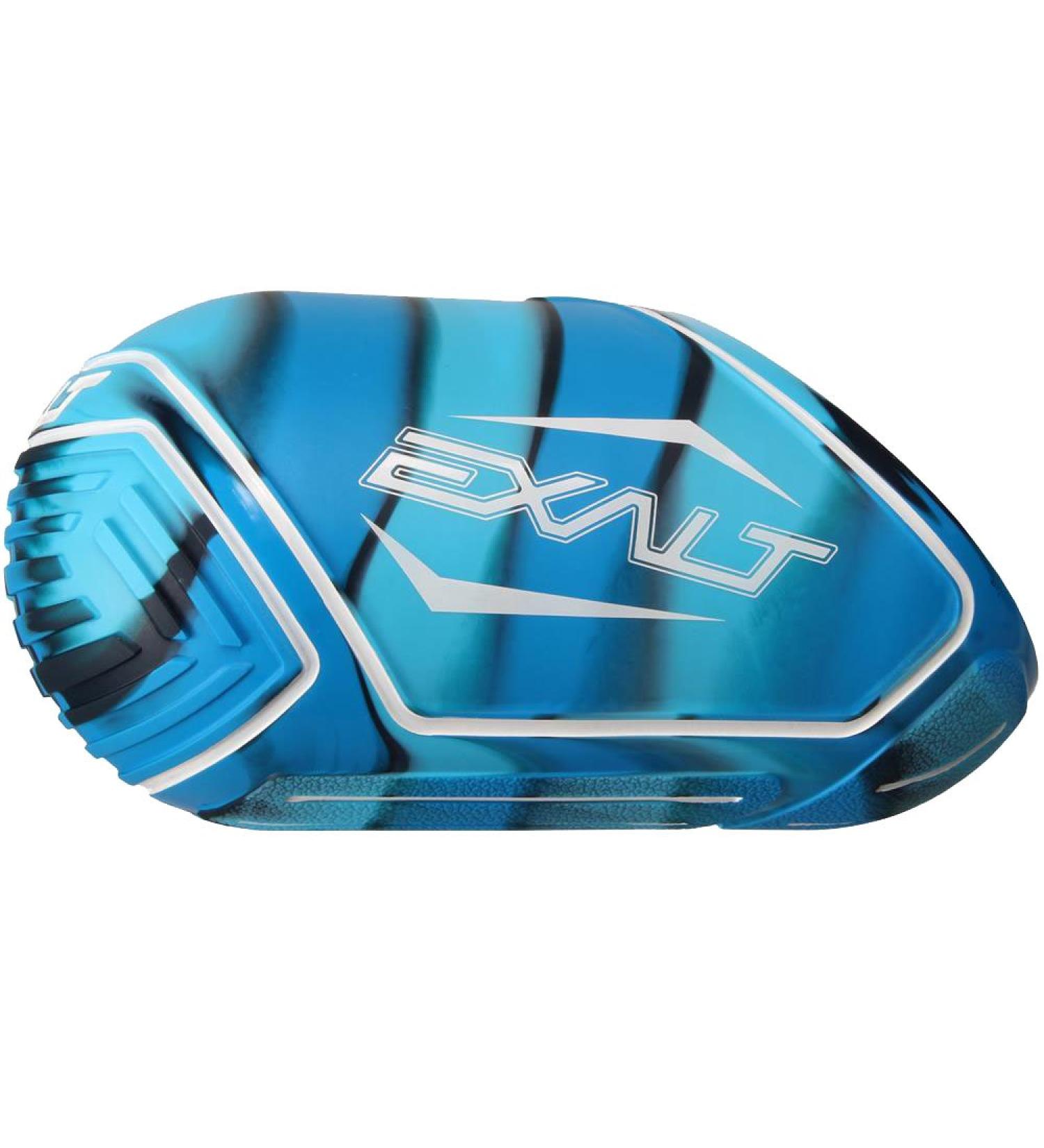 Exalt Paintball Carbon Fiber Tank Cover (Blue Swirl, 68-72ci (Medium))