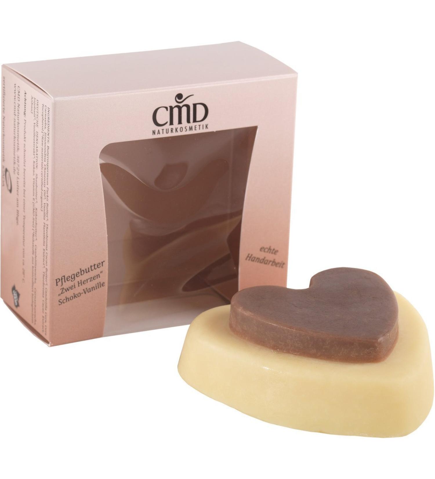CMD Natural Cosmetics: Two Hearts Chocolate-Vanilla sensual massage butter (90 g)