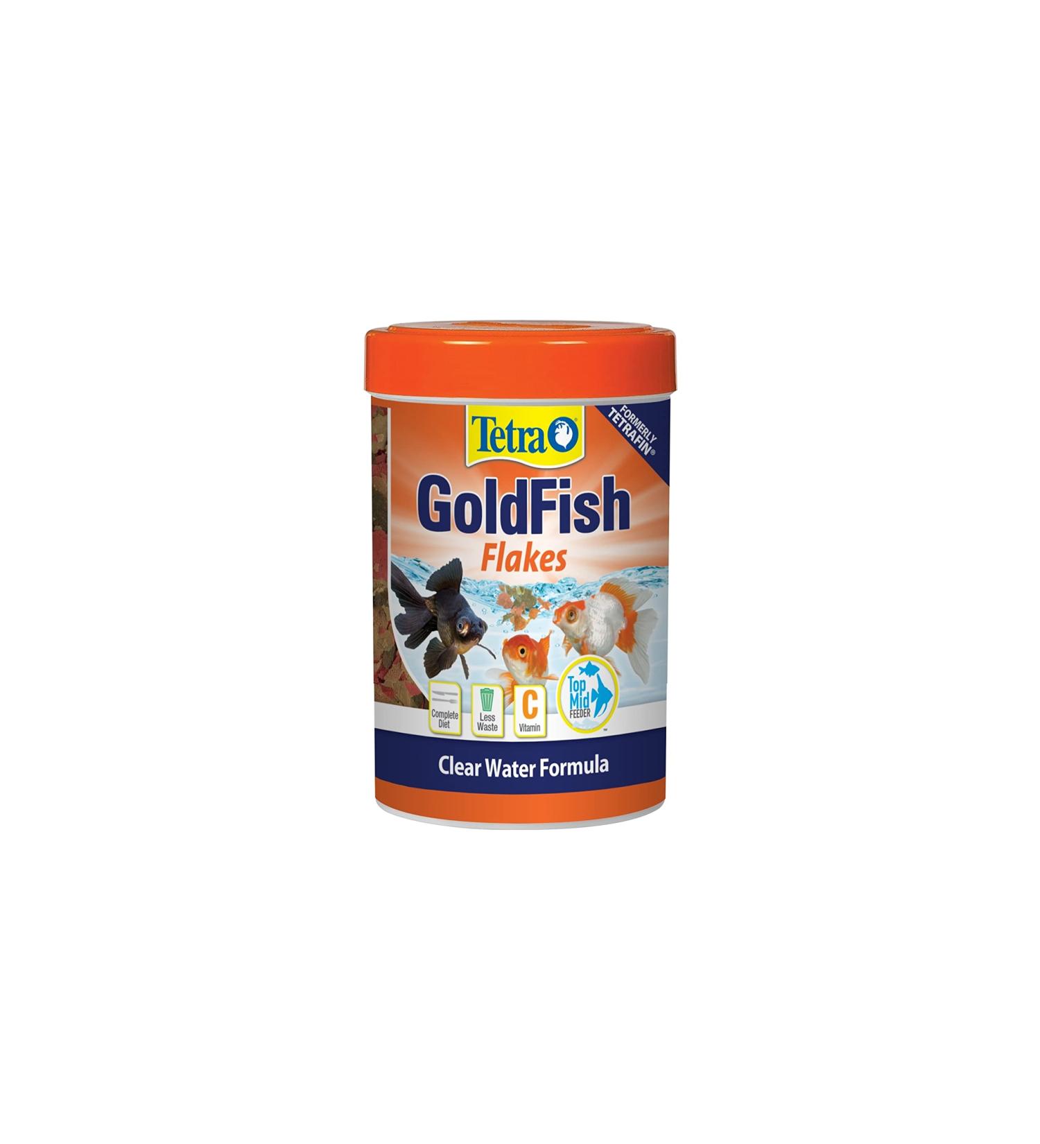 TetraFin Goldfish Flakes Clear Water Formula 7.06 oz - Pack of 1 | Top-Quality Fish Food - Buy Online on GoSupps.com