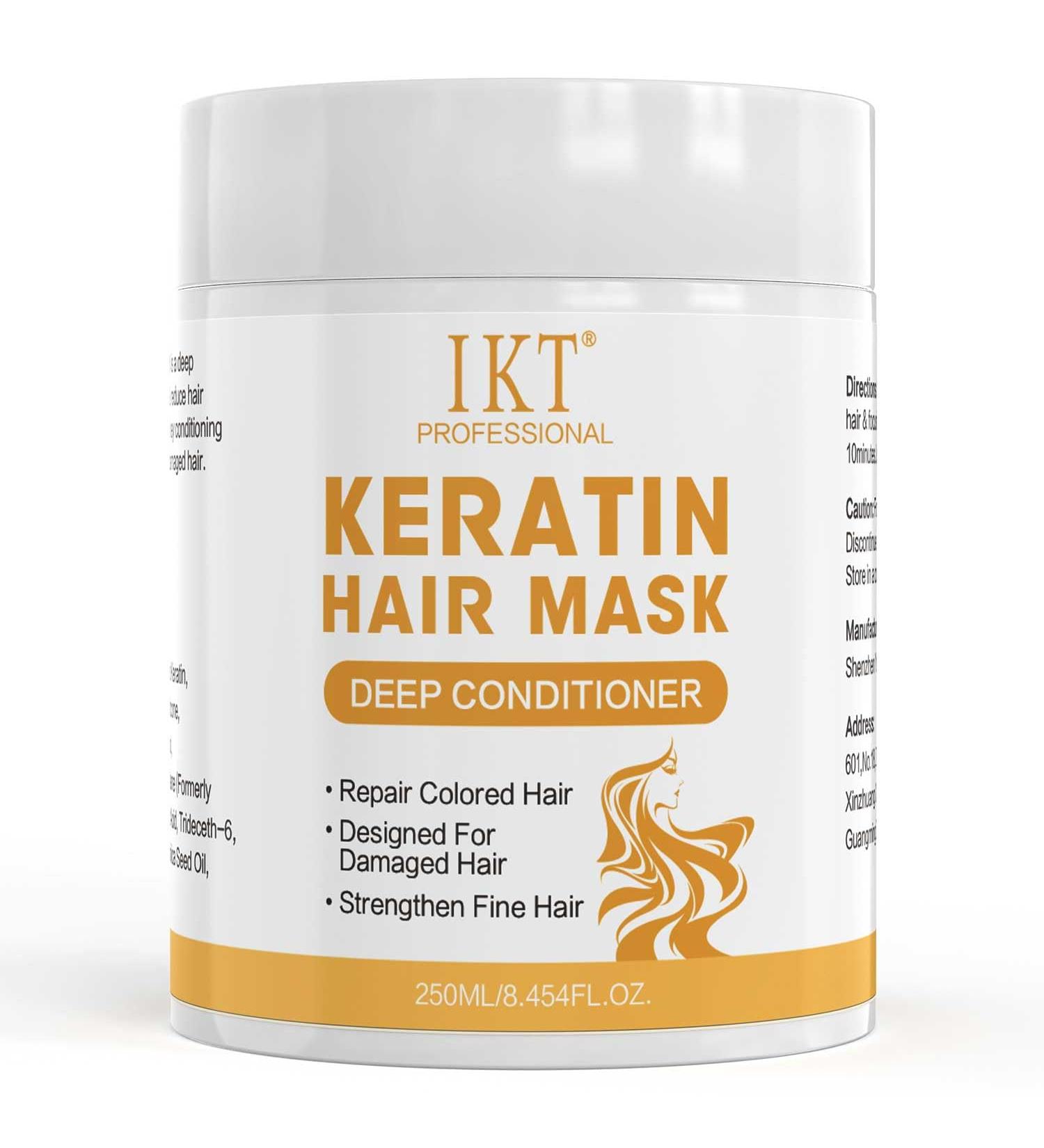  Shiyalan IKT Hair Mask Keratin 250ml deeply moisturizes and conditions skin texture reduces split ends and frizz for all hair types - Buy Online on GoSupps.com