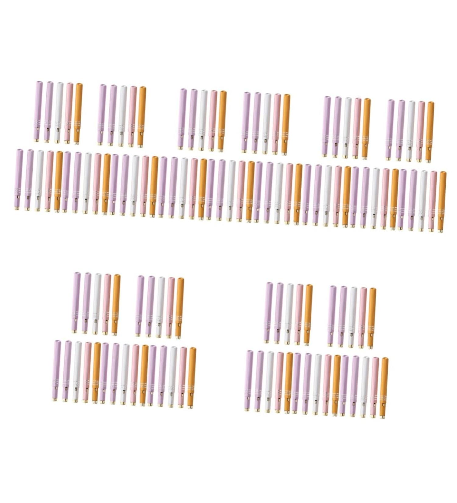 25 Pcs Retractable Lip Brush Set - Portable Cosmetic Lipstick Applicator & Exfoliating Makeup Tool - Assorted Colors - Buy Online on GoSupps.com