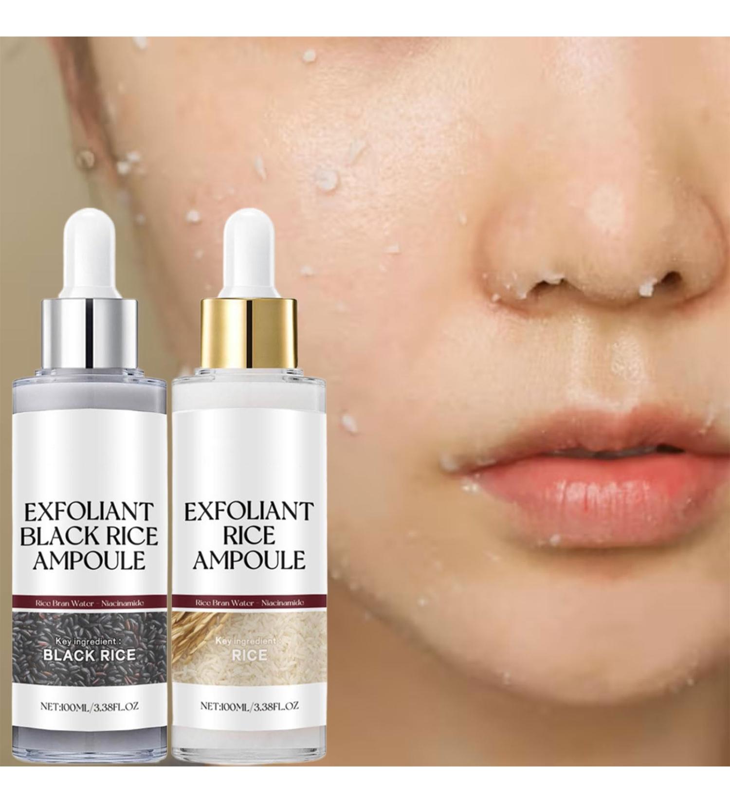 Lumeva Peel Shot 2pcs Lumeva Visage Point Noir Peel Shot Glow Ampoule Exfoliante Peels Shot Exfoliant Visage Cor En S Rum Exfoliant Riz Noir & Blanc Nettoyage En Profondeur Des Pores - Buy Online on GoSupps.com