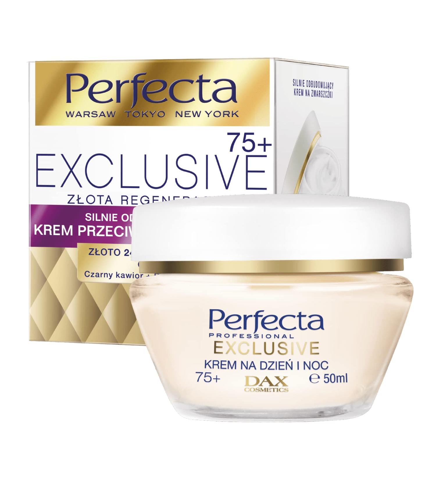 Dax Cosmetics Perfecta Exclusive Gold Recovery Antiwrinkle Ceramides day and night cream 75+