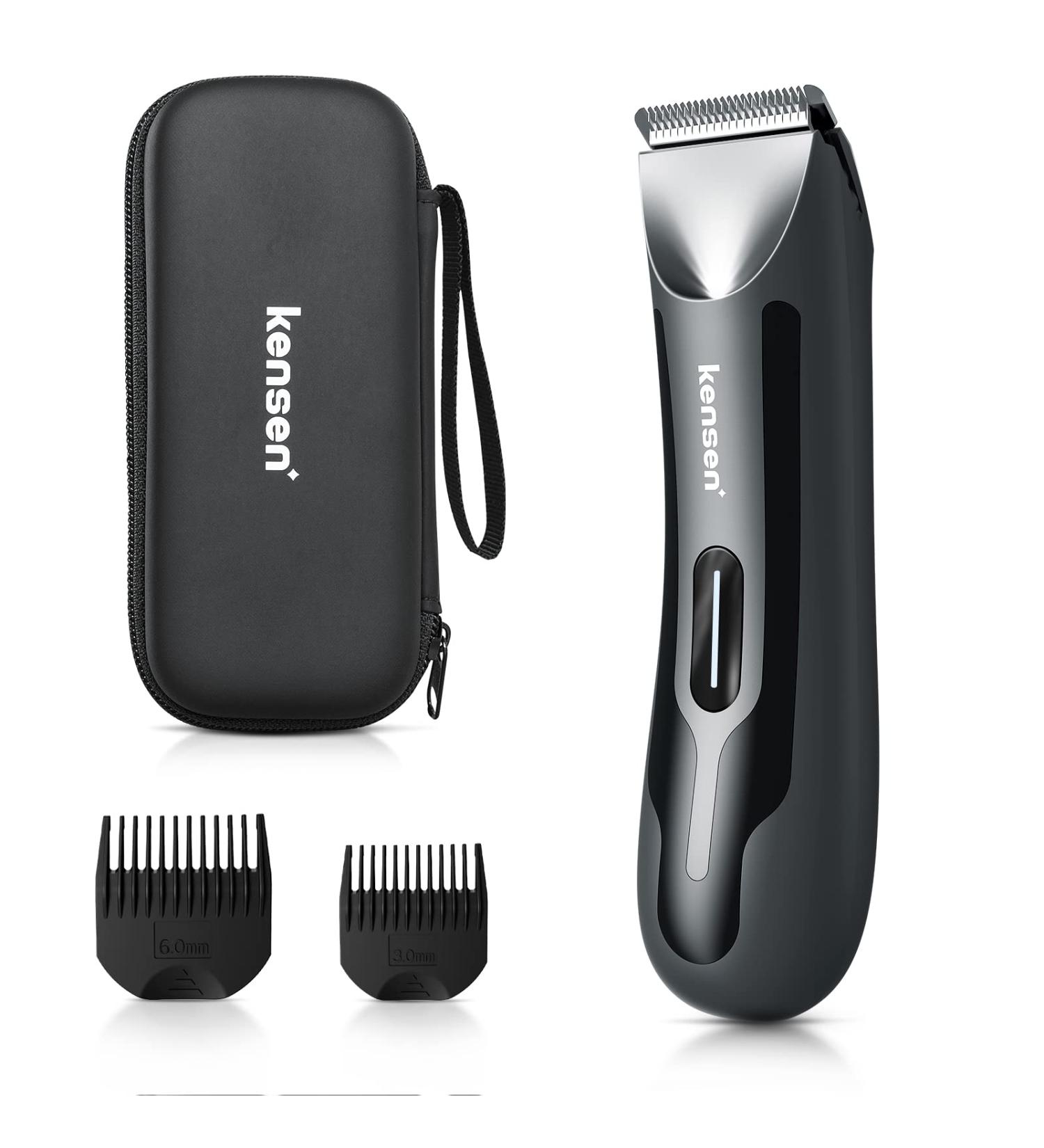 3-in-1 Men's Body Hair Trimmer with Ceramic Blades