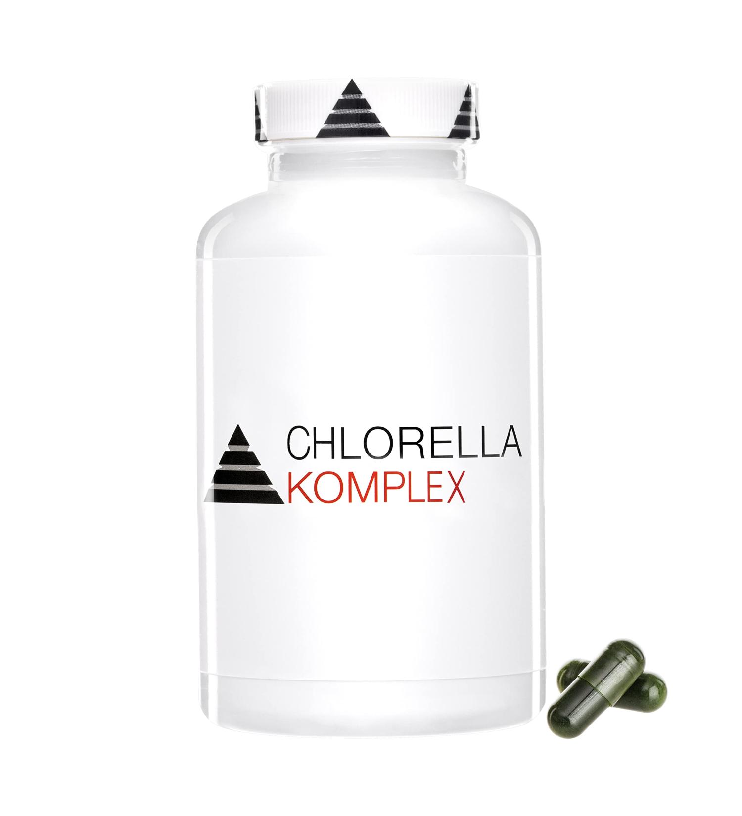 YPSI Chlorella Complex - Micro Algae Capsules with Folic Acid Vegan - 180 Capsules