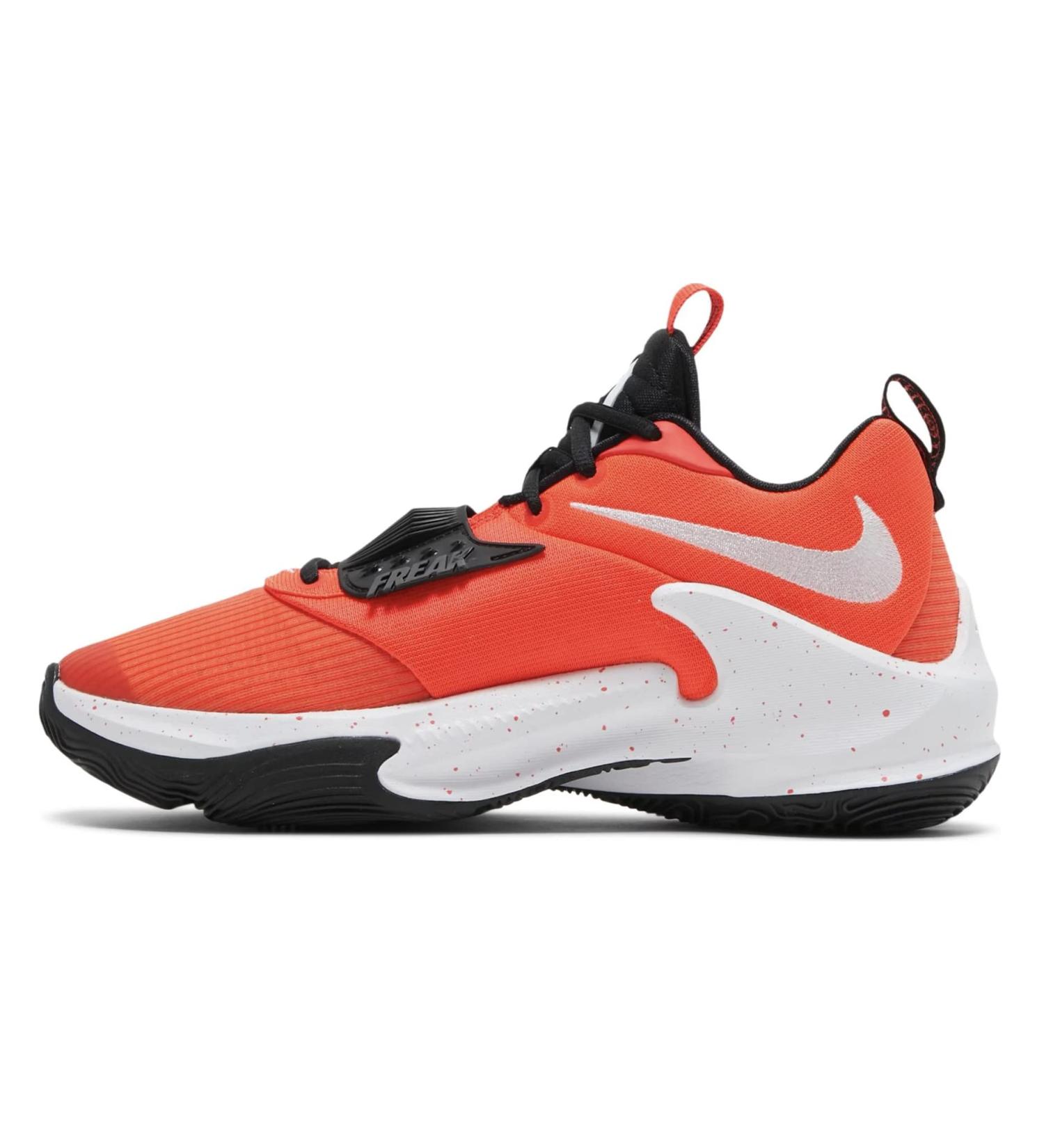 Nike Men's Zoom Freak 3 Lt Stone/Bright Crimson/Racer Bl-Grn Strike (DA0694 100) - 9 Bright Crimson/White/Black - Buy Online on GoSupps.com