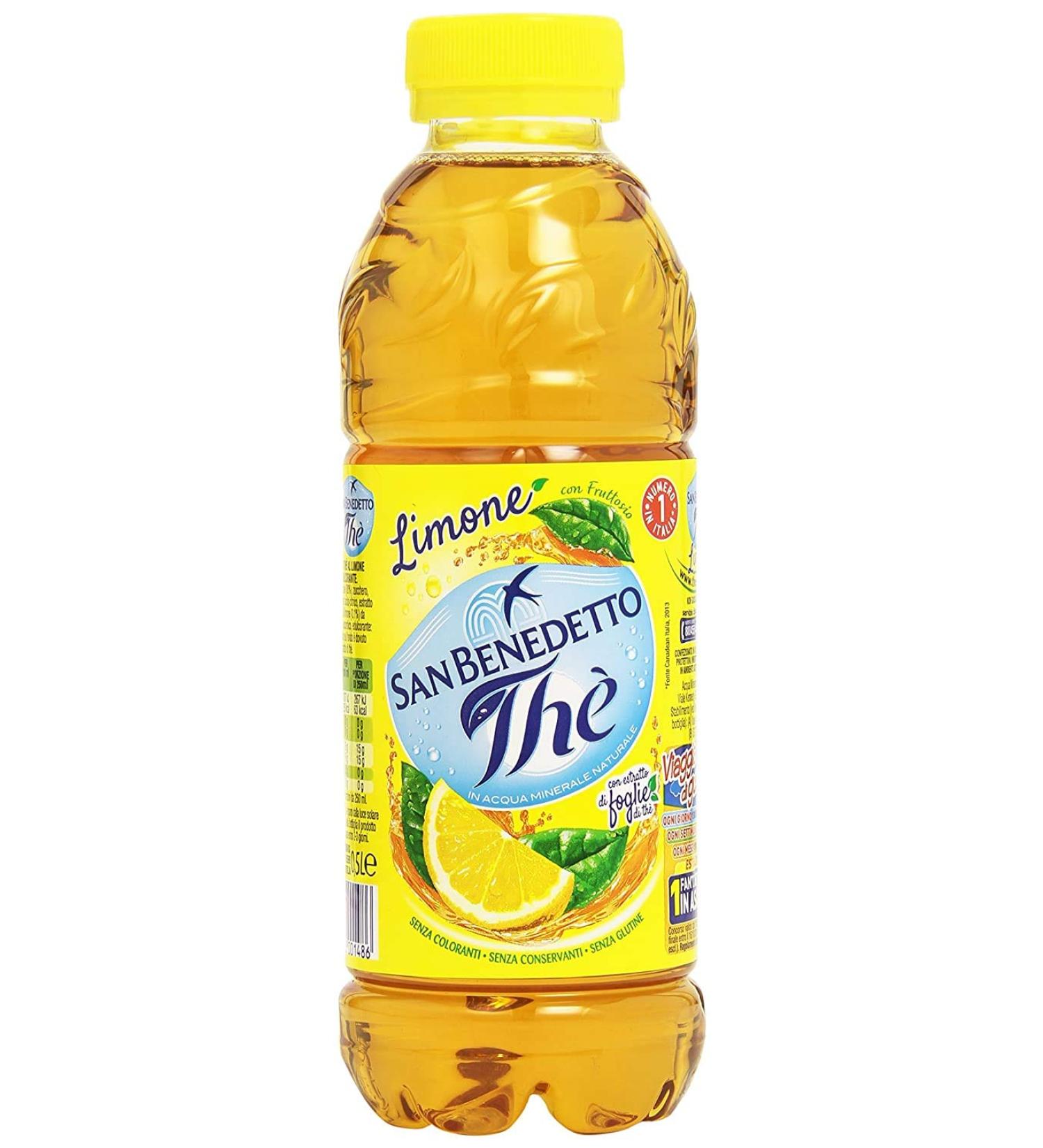  San Benedetto San Benedetto 12 x Lime Ice Tea Bags 50cl - Buy Online on GoSupps.com