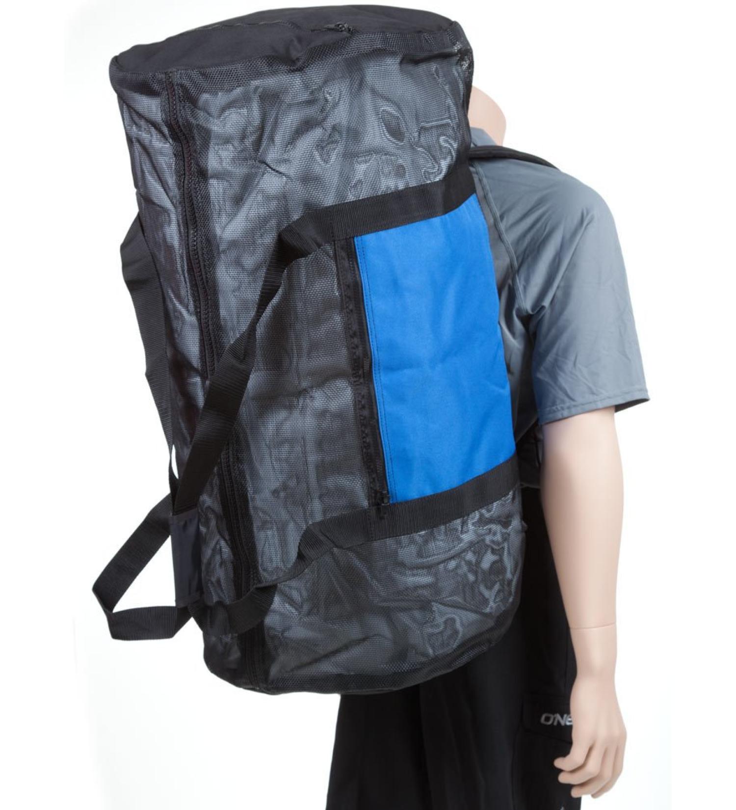 Rock N Sports Convertible Mesh Backpack/Duffel Bag - Blue | Snorkel & Dive Equipment - Buy Online on GoSupps.com