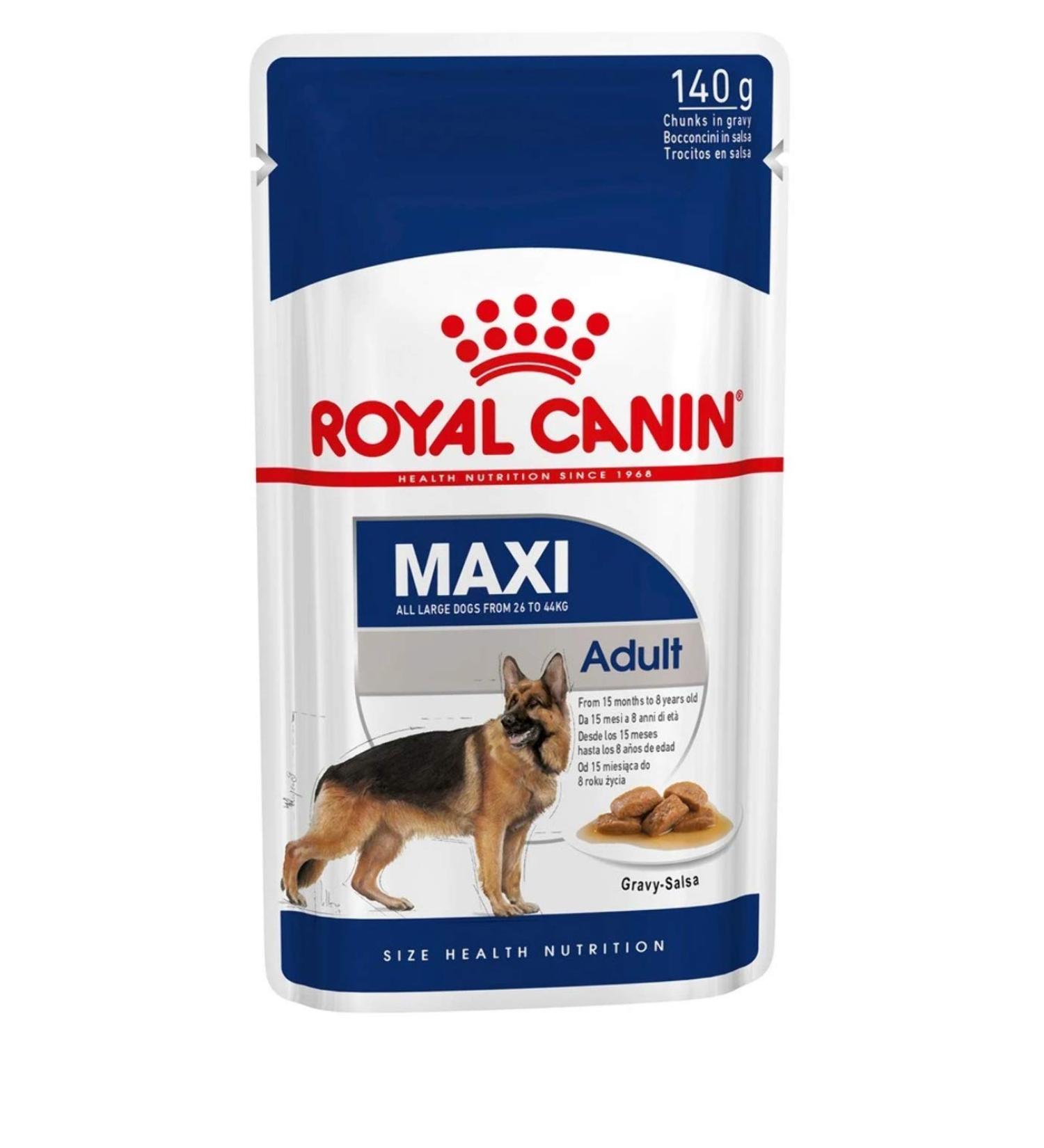 Royal Maxi Pocket Box Adult Canine 10x140gr 1400 g - Buy Online on GoSupps.com