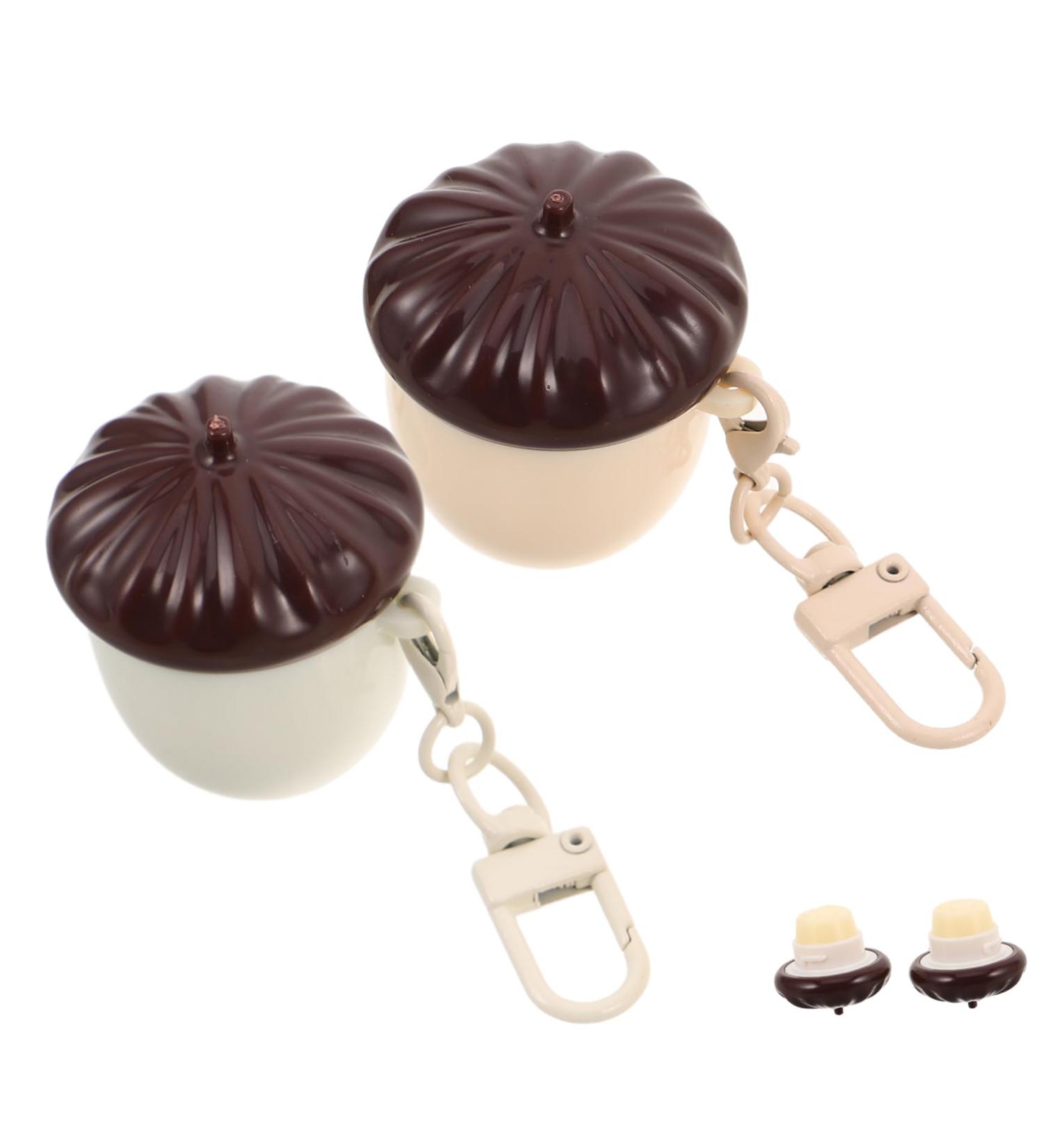  Healeved Healeved 2 Pieces Lip Balm for Girls Cute Chestnut Shaped Lip Moisturizer Hydrating Oily Sensitivity Test Approved Compact Lip Care for School Daily Care - Buy Online on GoSupps.com